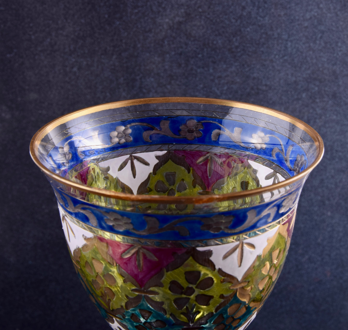 Muzealny Kielich Romer „Jodhpur” – Huta Józefina, ok. 1912-1925 r. 20cm