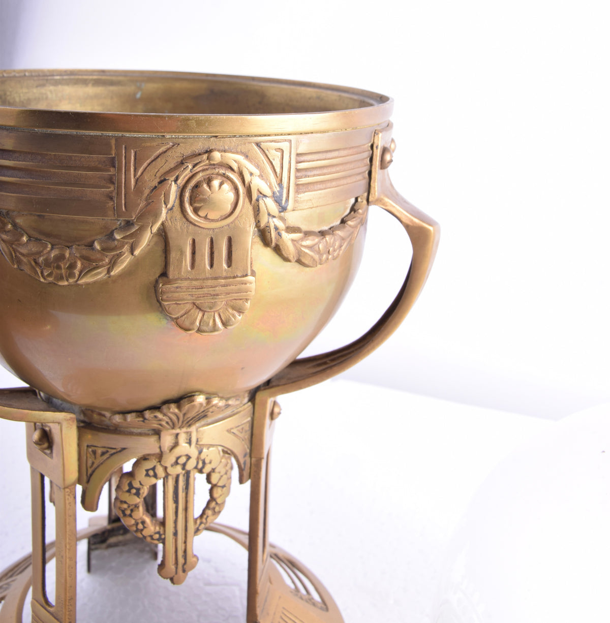 Lampa Naftowa EMPIRE XIXw Klosz MYŚLIWSKI Jeleń Pies 100% Oryginał 58x20 cm
