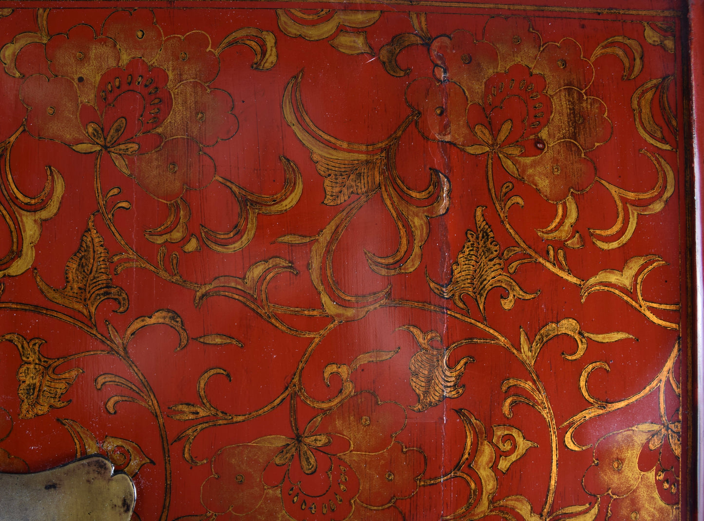 Chińska Szafa Ślubna1850 r Dynastia Qing CERTYFIKAT Shanxi 171x105x61 cm