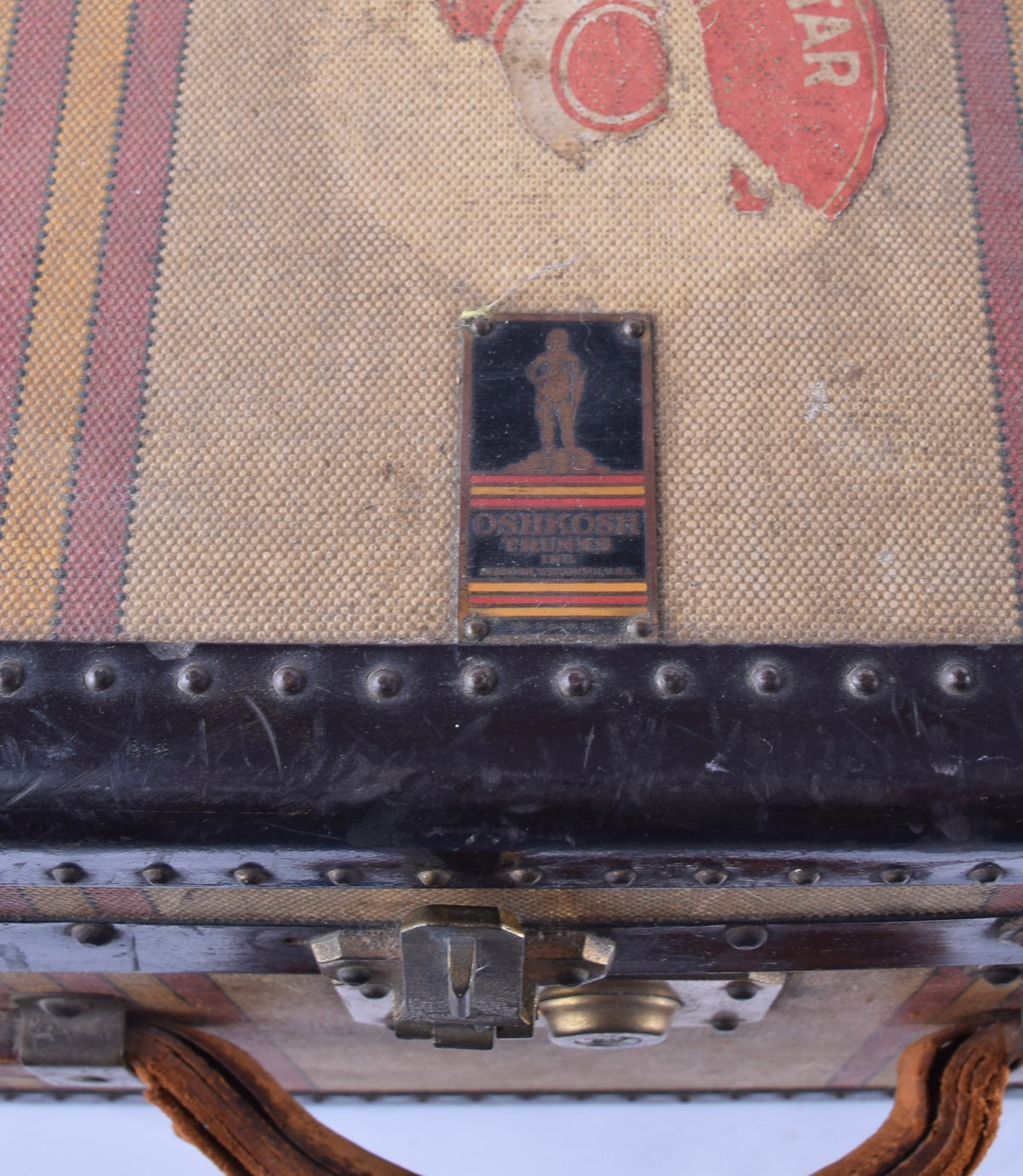 OSHKOSH TRUNKS – AMERYKAŃSKI KUFER TRANSATLANTYCKI – HOLLAND AMERICA LINE – WHITE STAR LINE – I KLASA – POCZ. XX W