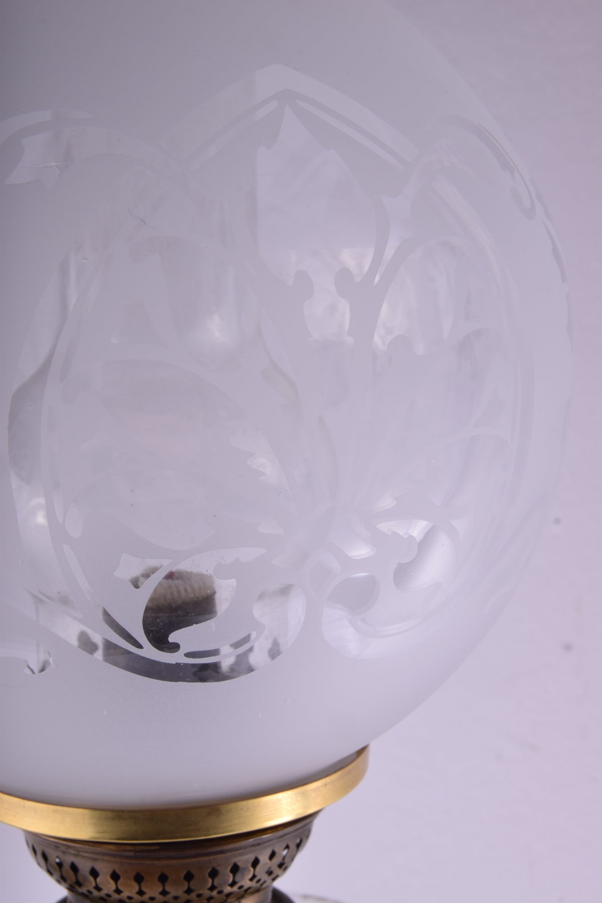 Secesyjna lampa figuralna Luna duża 108 cm XIX/XXw