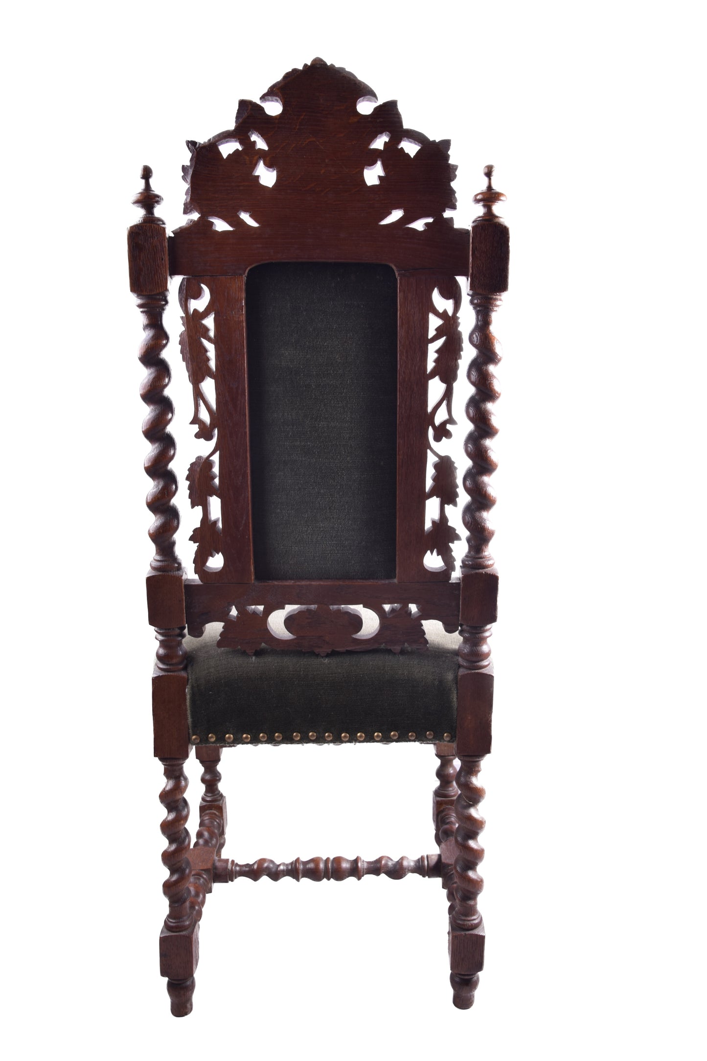 6 krzeseł rzeźbionych dąb w stylu neo-barokowym k XIX – p XX w. 113cm
