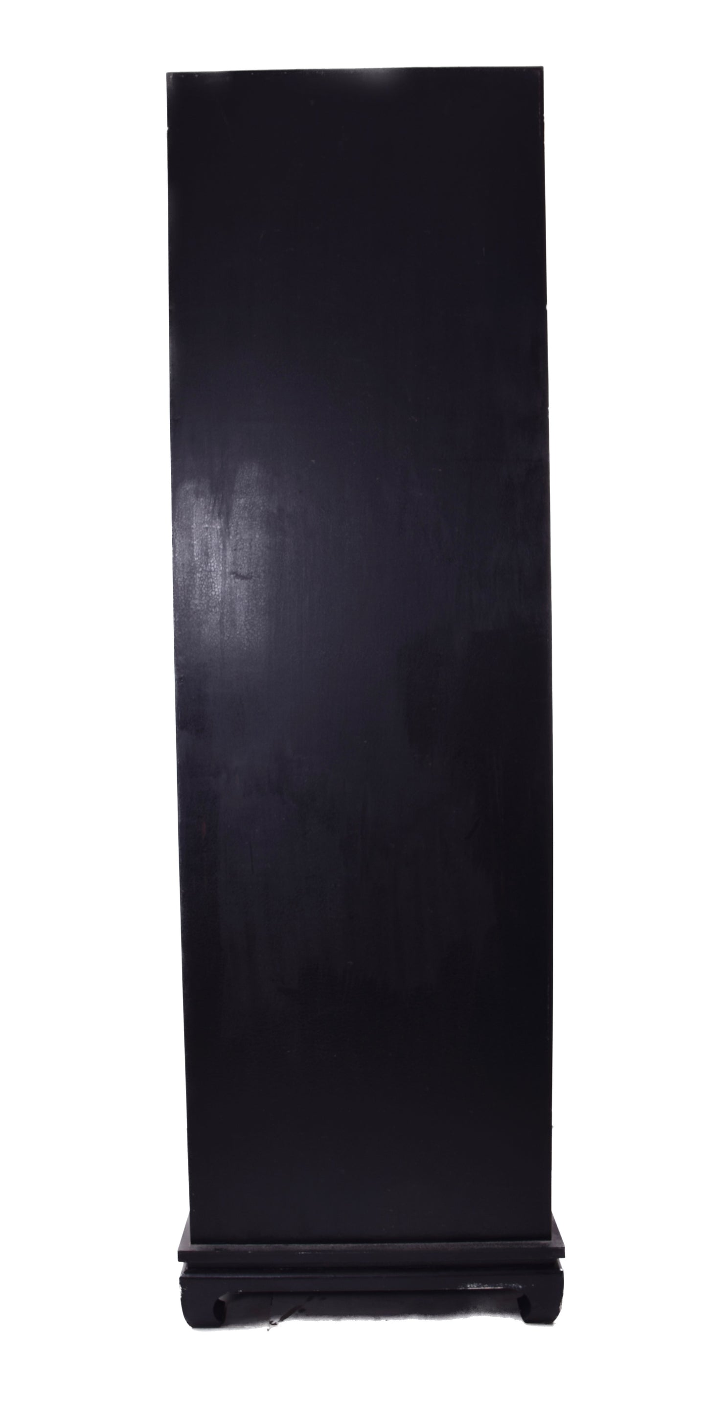 Ekskluzywna szafa z półkami złoto brązowa XX/XXIw styl Qing, 204x60x45 cm