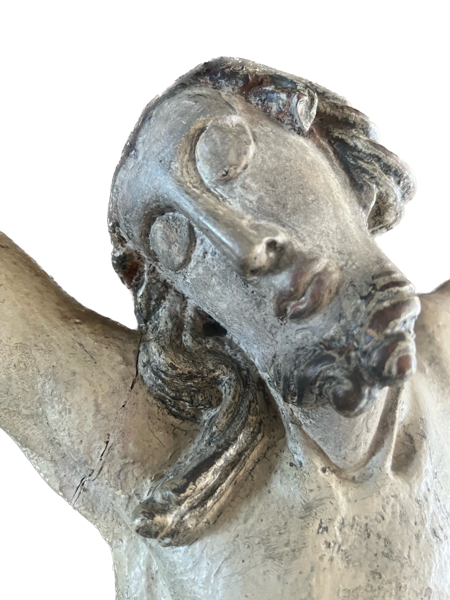 Chrystus ukrzyżowany rzeźba w drewnie lipowym XVIII wiek 70x47 cm