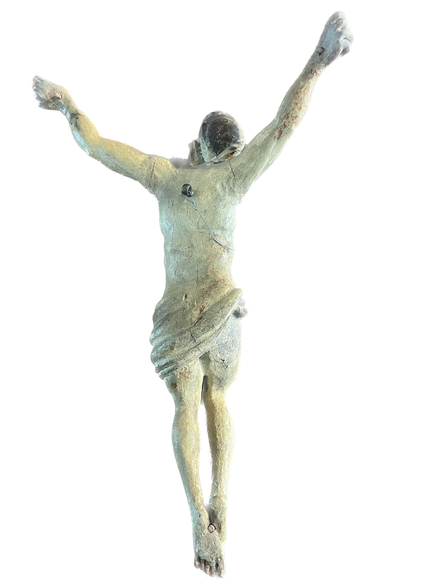 Chrystus ukrzyżowany rzeźba w drewnie lipowym XVIII wiek 70x47 cm