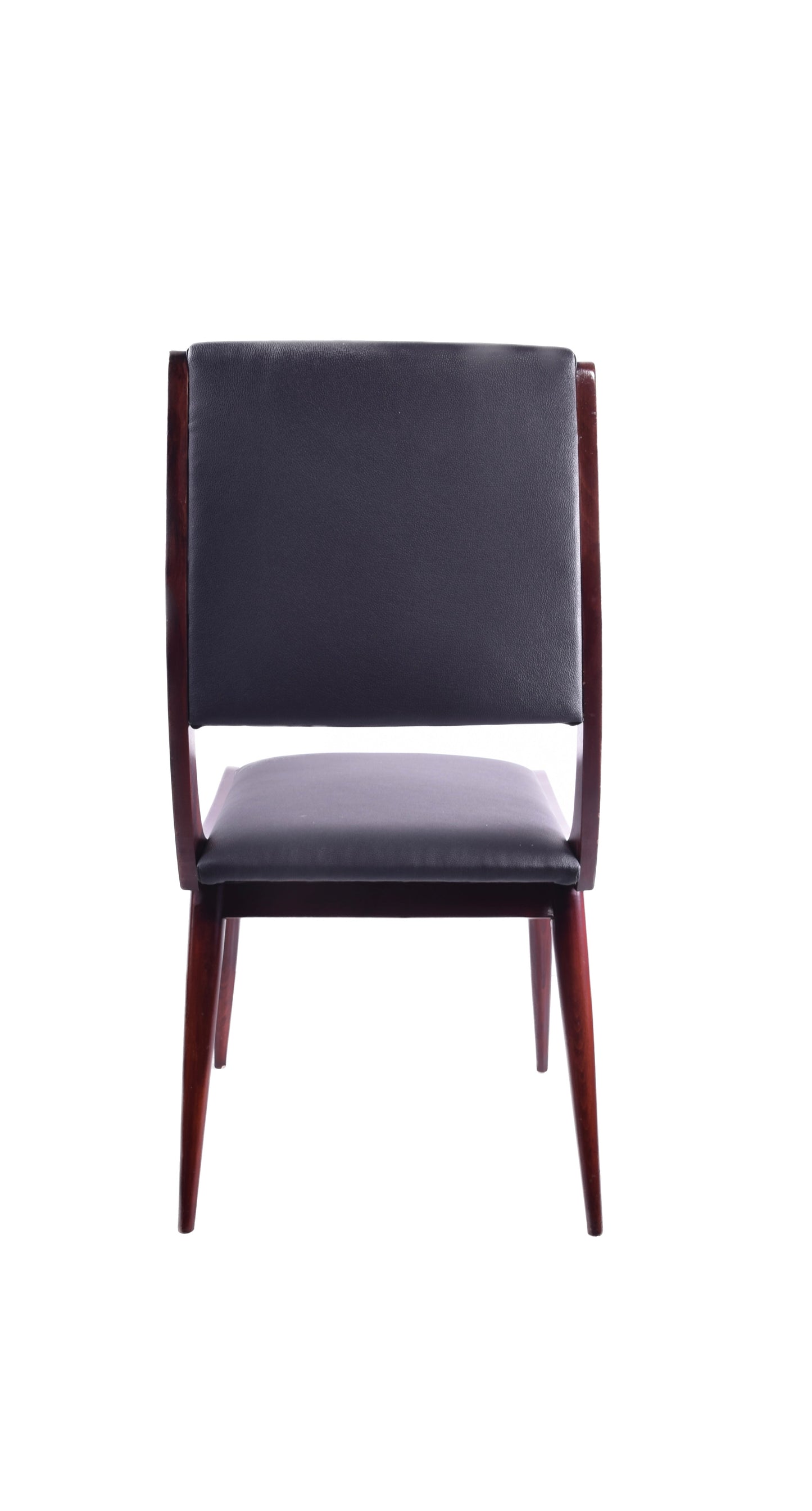 Zestaw 6 krzeseł w dynamicznej linii Boomerang / włoski modernizm, lata 50./60.