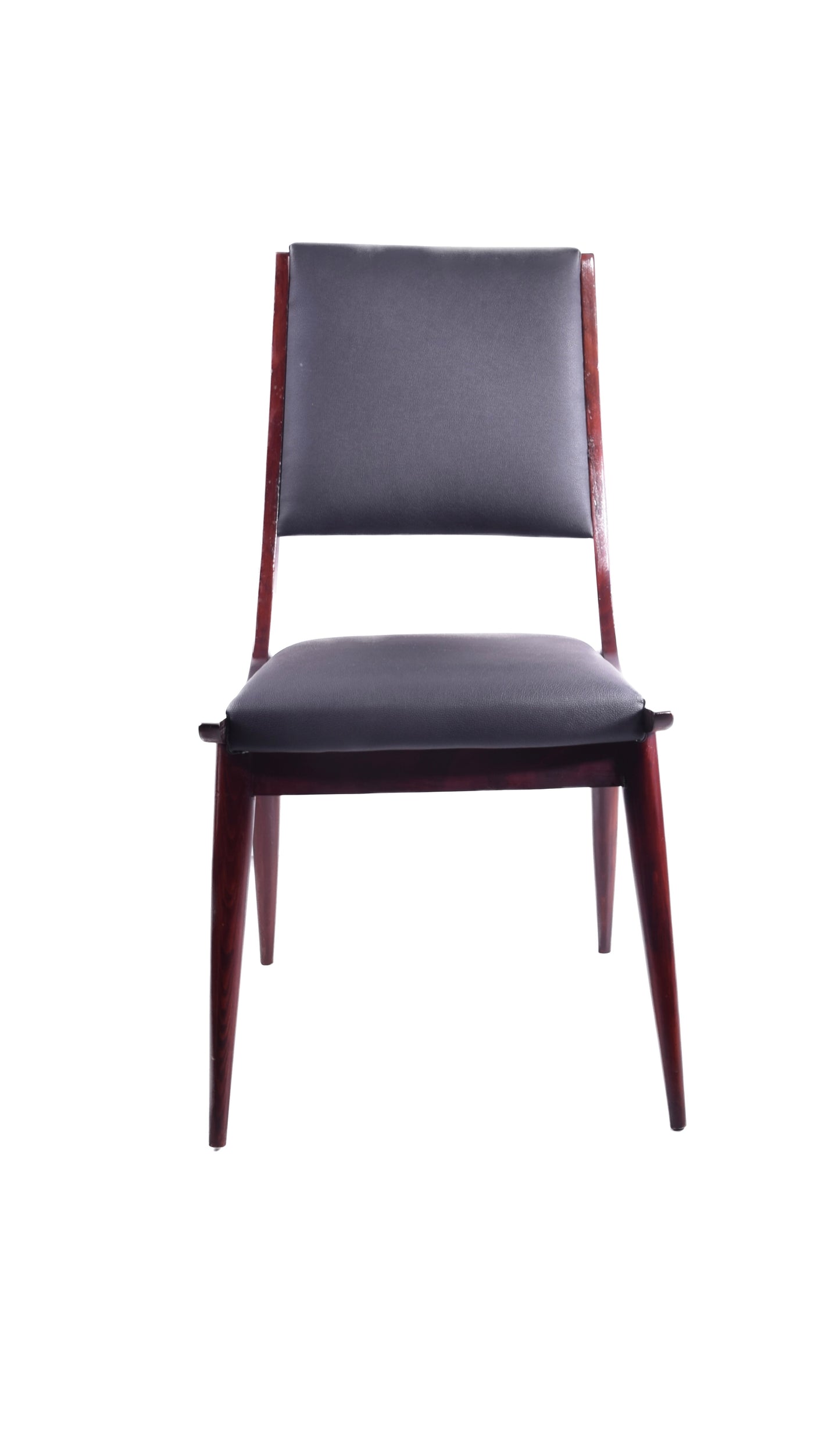 Zestaw 6 krzeseł w dynamicznej linii Boomerang / włoski modernizm, lata 50./60.