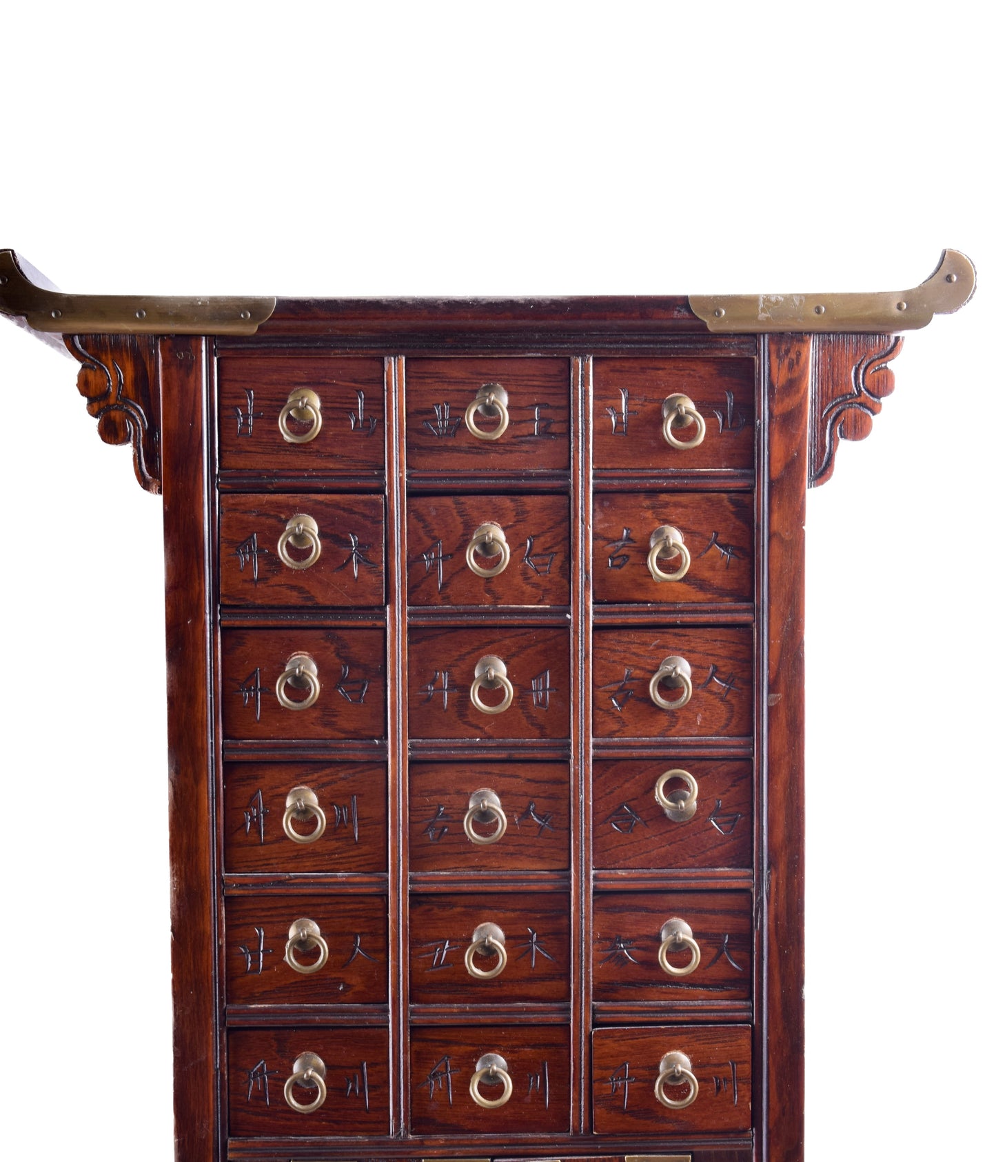 Sztuka Korei komoda apteczna w kształcie pagody z jedną komorą 78x43x27 cm