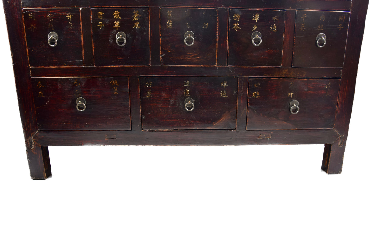 Duża oryginalna chińska szafa apteczna prawdopodobnie XIX/XX w 187x110x53cm