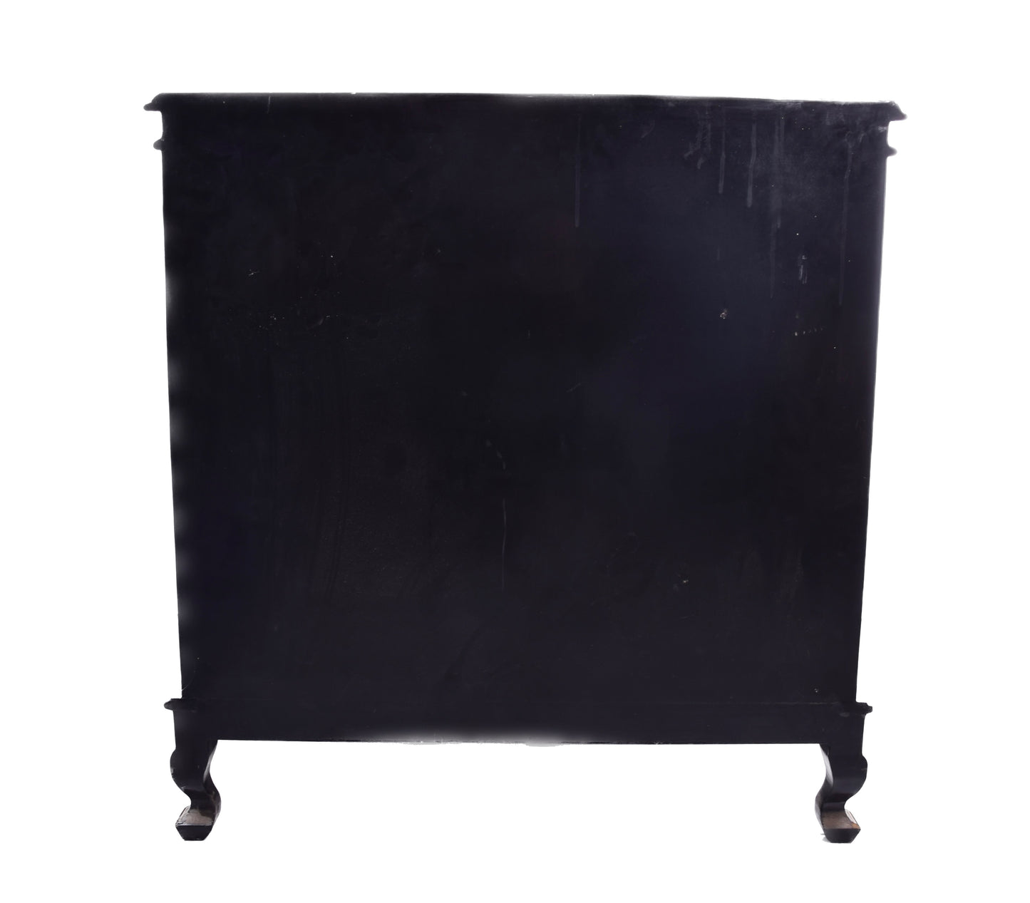 Chińska lakierowana komoda z motywem ptaków i kwiatów, lata 70.–80. 86x90cm