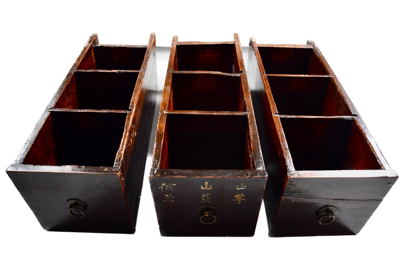 Duża oryginalna chińska szafa apteczna prawdopodobnie XIX/XX w 187x110x53cm