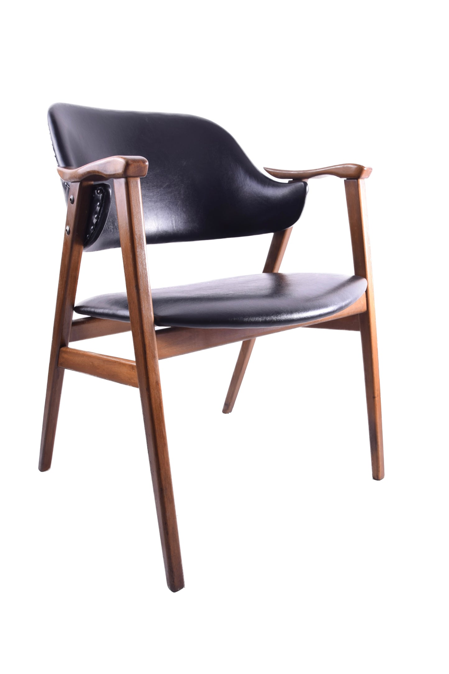 Para zgrabnych foteli lata 60 buk super wygodne 78x60x60 cm