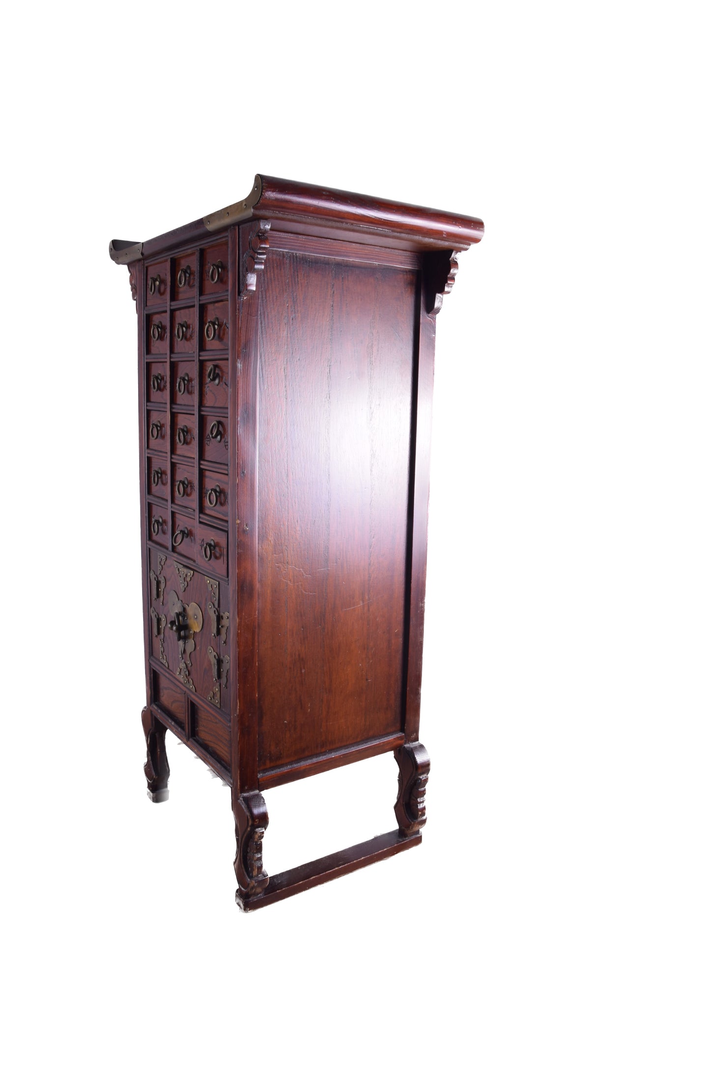 Sztuka Korei komoda apteczna w kształcie pagody z jedną komorą 78x43x27 cm