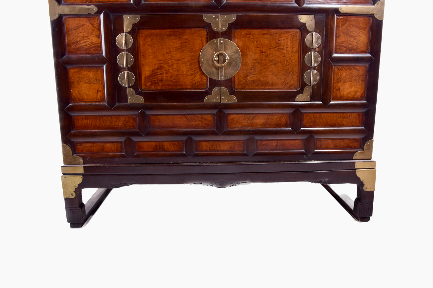 Komoda koreańska duża typu Bandaji orzech lata 1880-1910r 155x103x47 cm