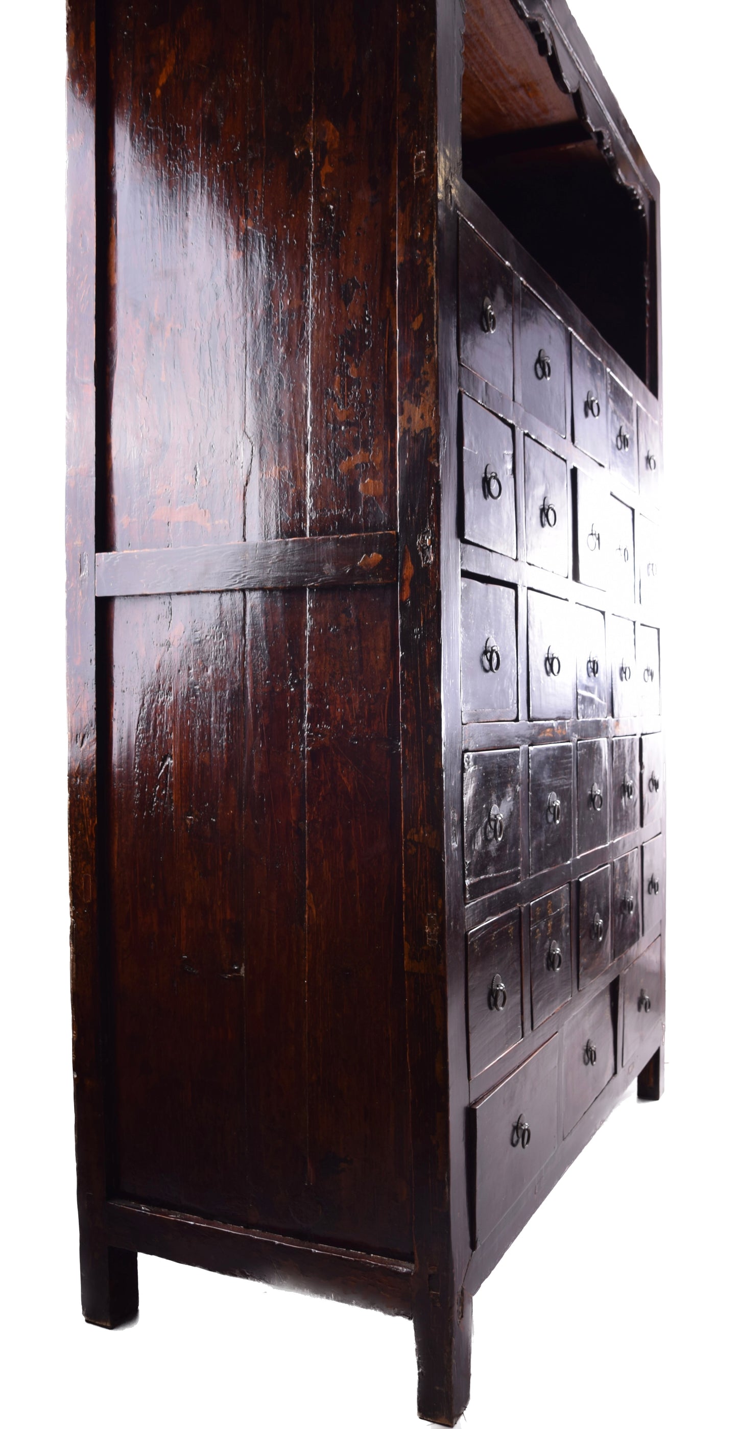 Duża oryginalna chińska szafa apteczna prawdopodobnie XIX/XX w 187x110x53cm