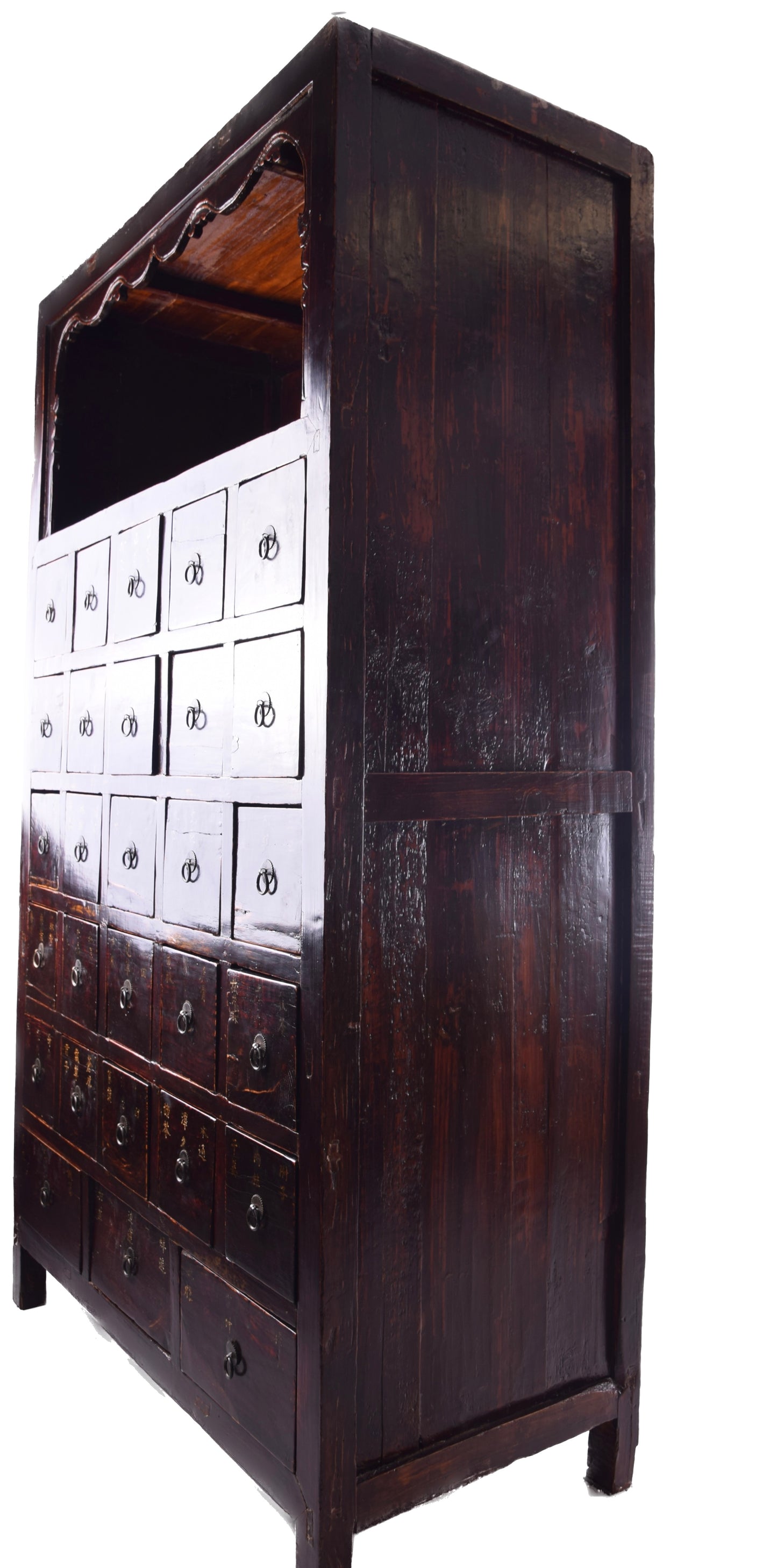 Duża oryginalna chińska szafa apteczna prawdopodobnie XIX/XX w 187x110x53cm