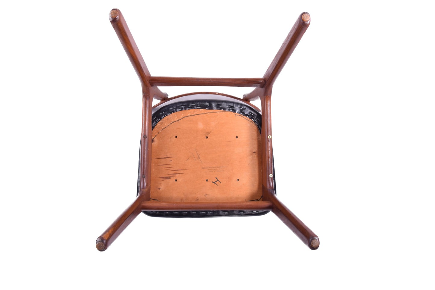 Zestaw 8 krzeseł duńskich Schøning & Elgaard Teak lata 60 76x46x46 cm