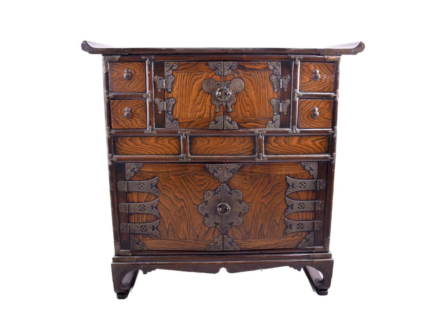 Koreańska komoda Morijang / Bandajiz motylami 1920–50 72x71x30 cm