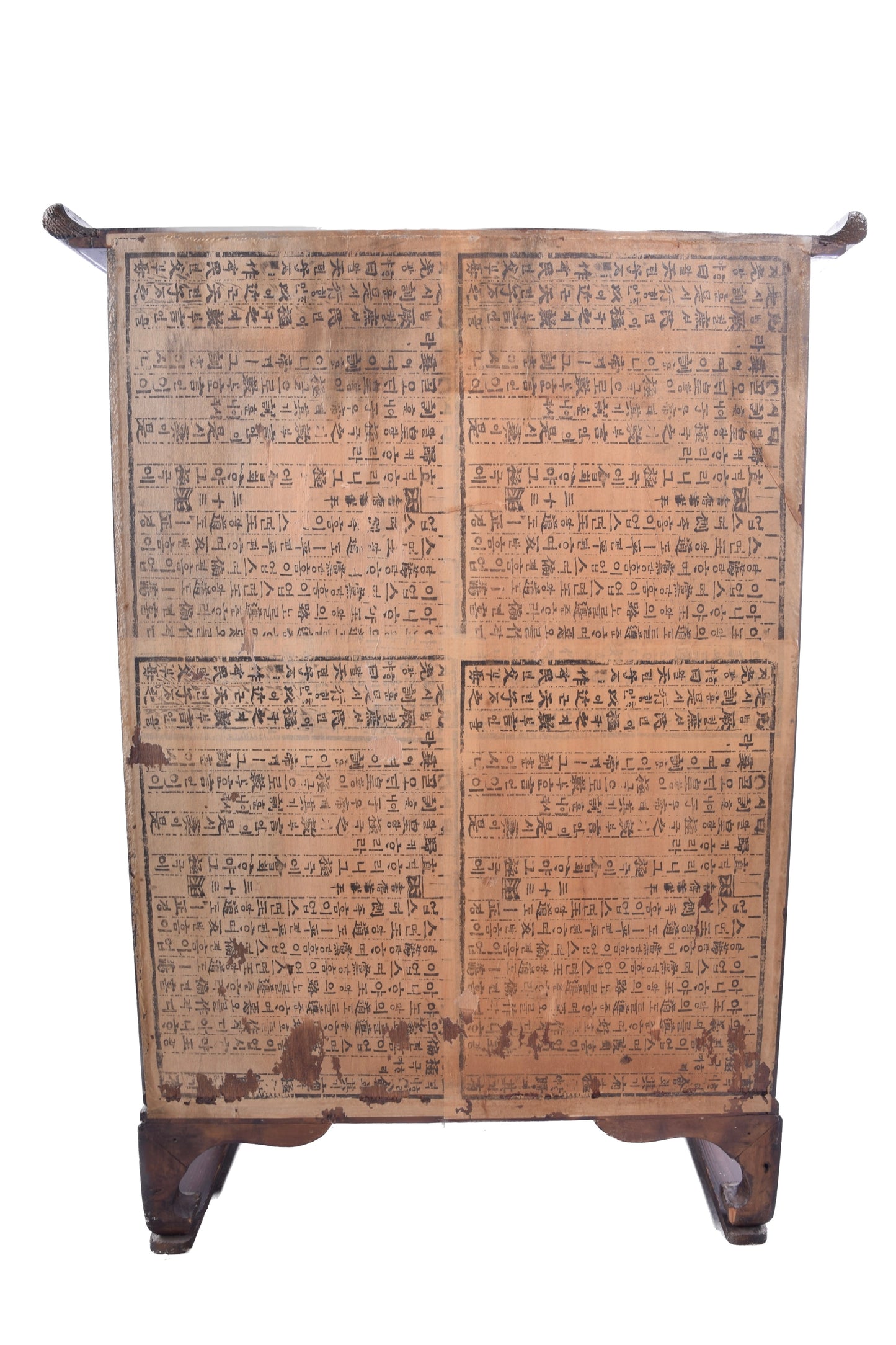 Koreańska komoda Bandaji z motylami 1920–50 forma pagody 84x60x30 cm