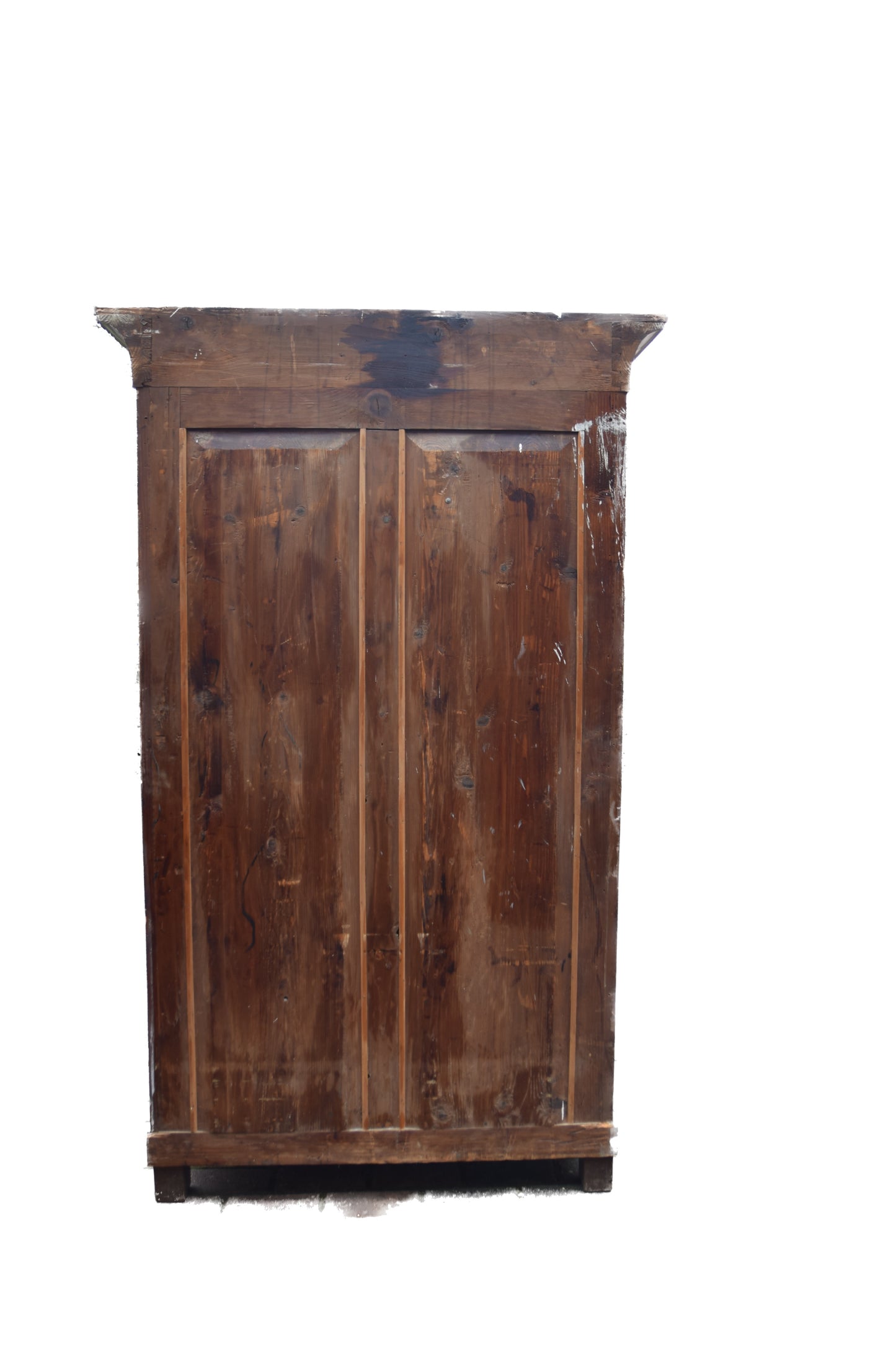 Bieliźniarka Biedermeier z połowy XIX wieku – fornir orzechowy 174cm