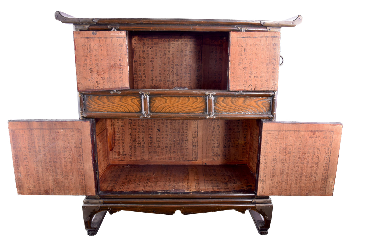 Koreańska komoda Morijang / Bandajiz motylami 1920–50 72x71x30 cm