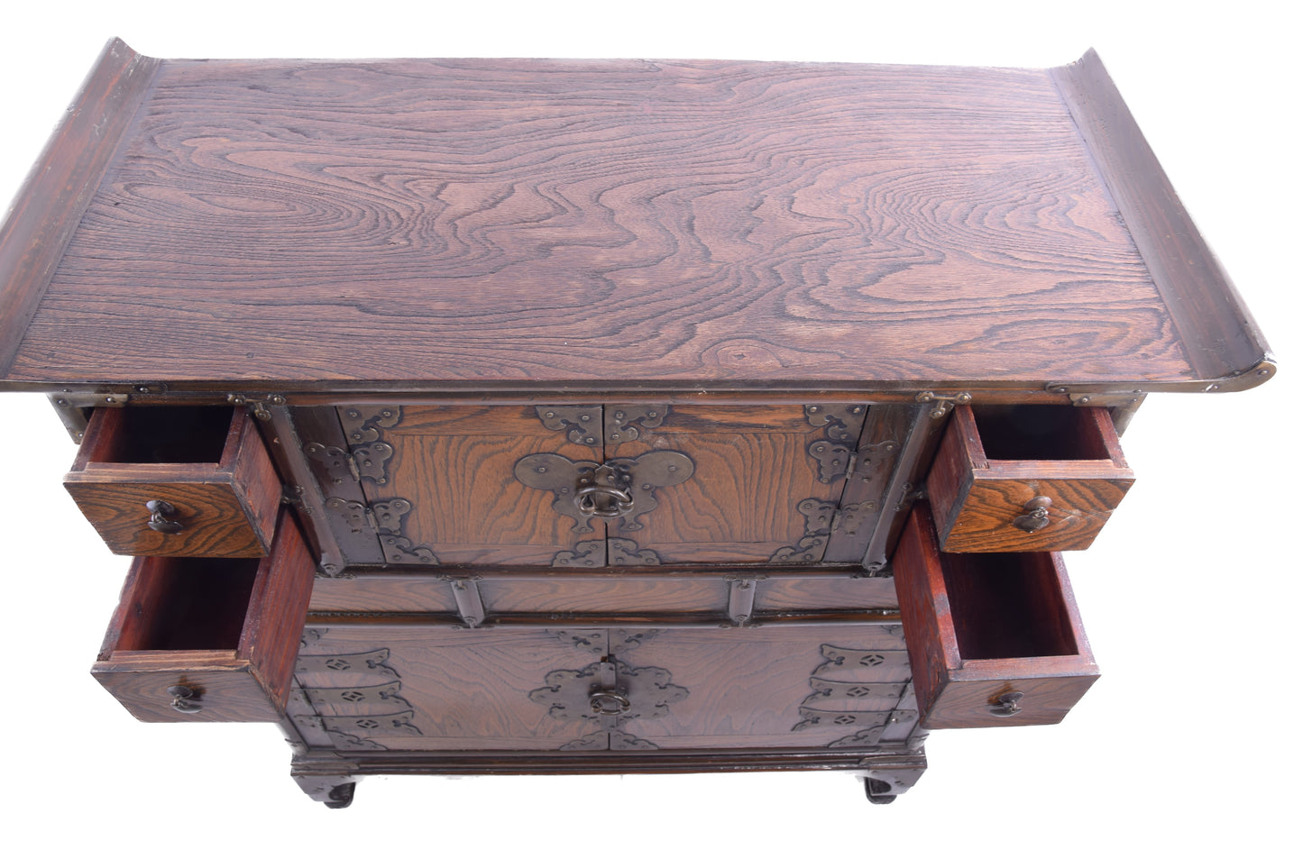 Koreańska komoda Morijang / Bandajiz motylami 1920–50 72x71x30 cm