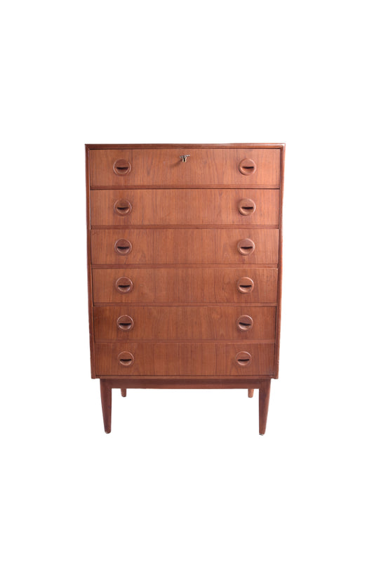 Komoda duńska Mid-Century Modern lata 50./60. attrib. Kai Kristiansen 104cm