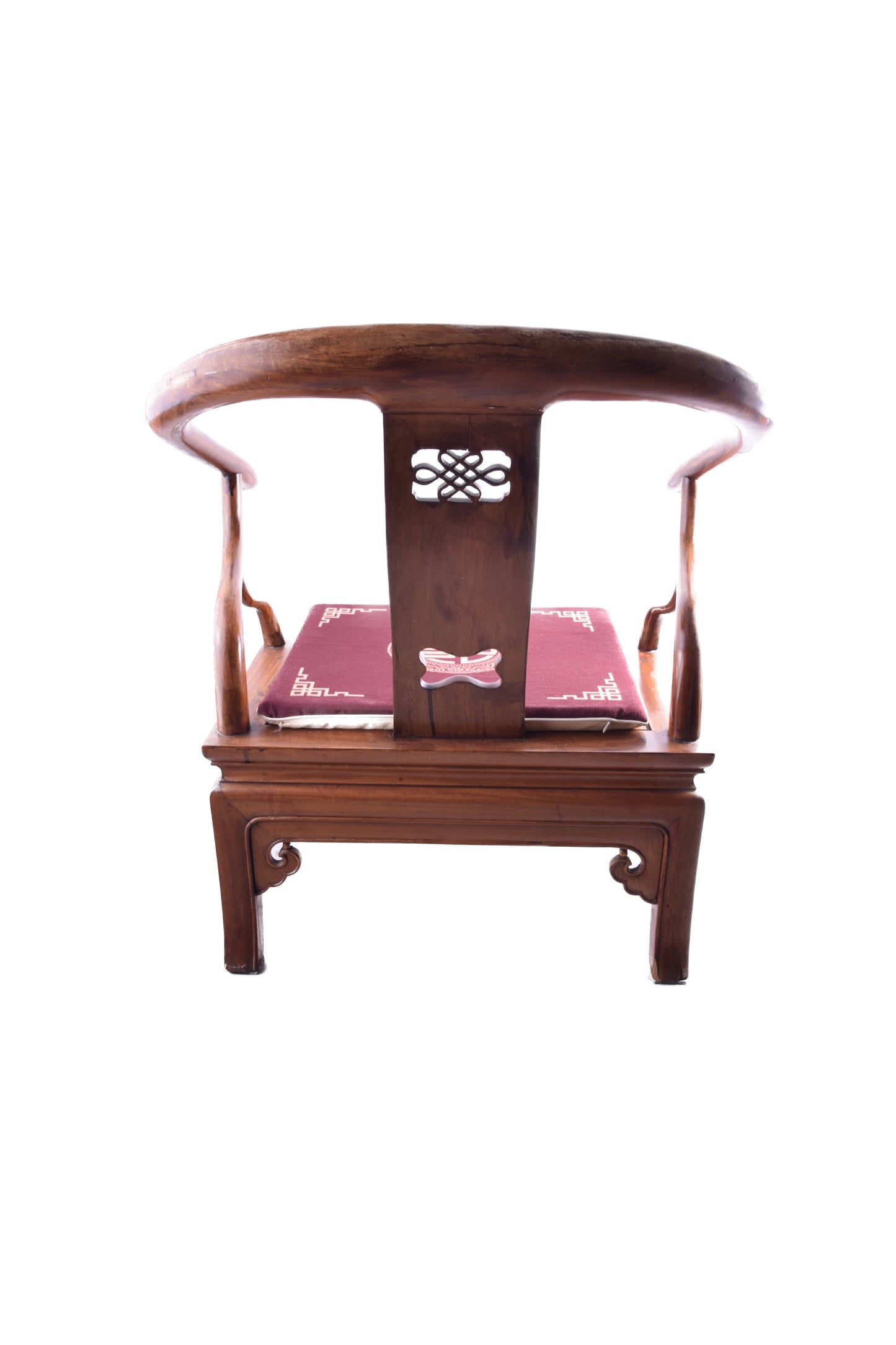 Fotel chiński typu „Podkowa” (Quanyi / Low Chair) I poł/XXw 75x70x60cm