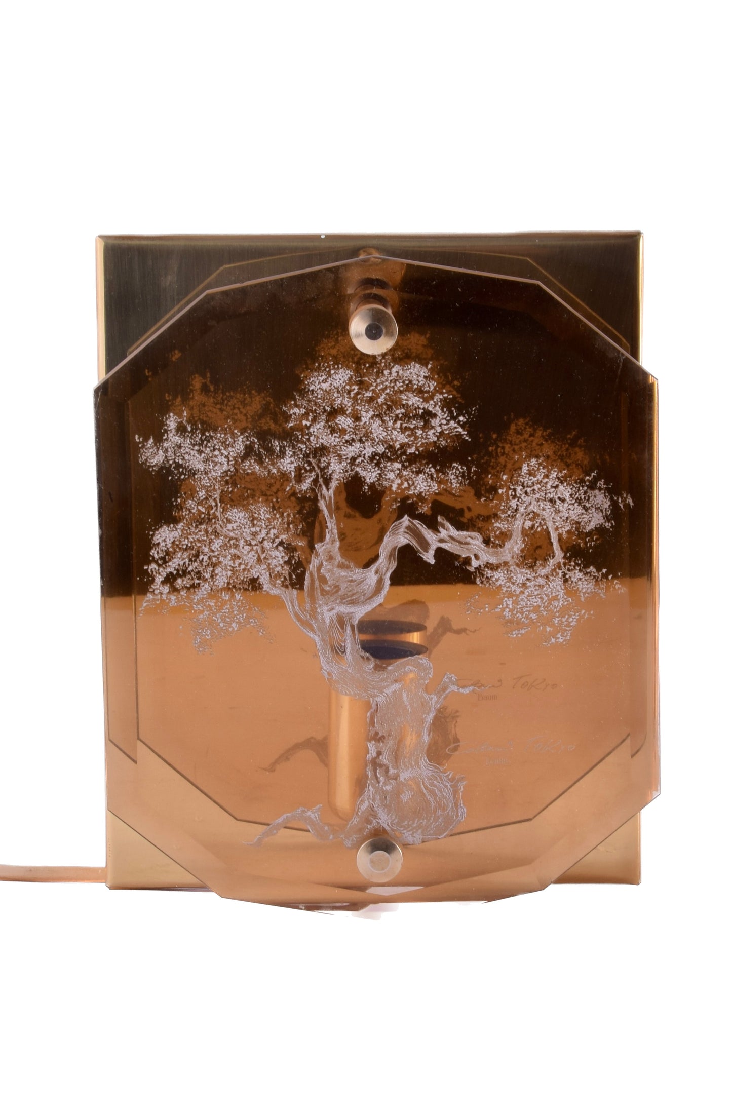 Luigi Colani Baum Tokyo 2 kinkiety lata 70 design kolekcjonerski 22x18x8cm