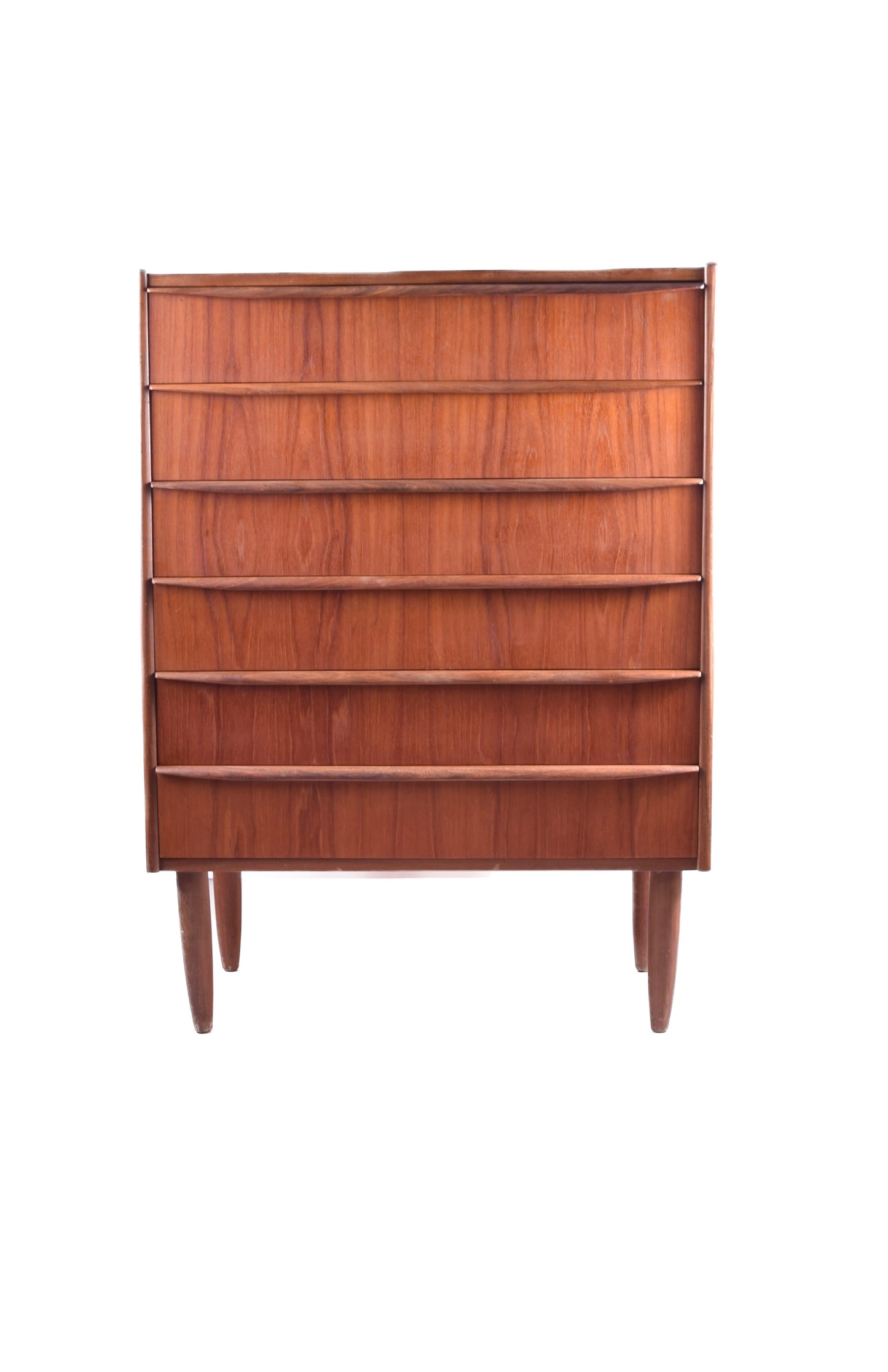 Duńska komoda teak – Danish Modern – lata 60 – 6 szuflad 109x79x39cm
