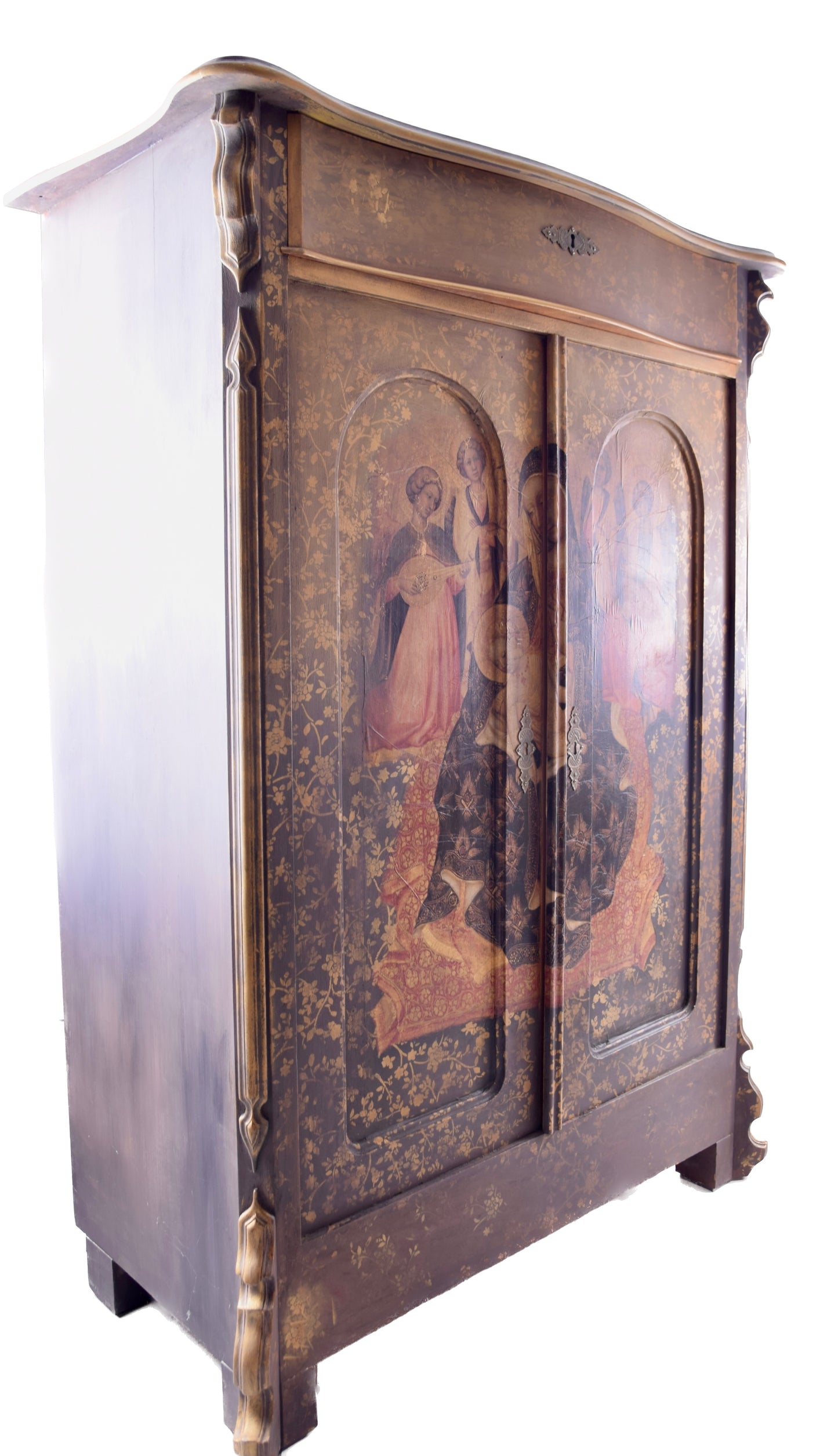 Bieliźniarka komoda Vertico  unikalny zdobiony front Botticelli 140x98x50 cm