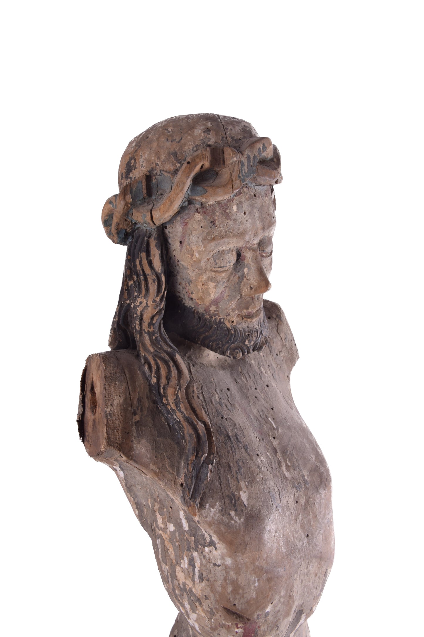 Chrystus Ukrzyżowany (Corpus Christi) Drewno XVI/XVII wiek 70 cm