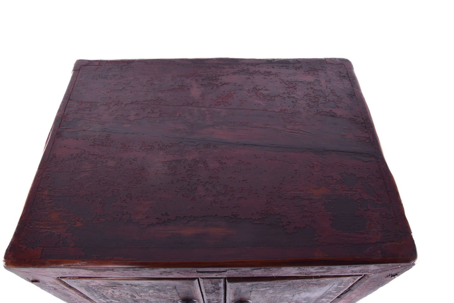 Para chińskich szafek malowana z końmi dynastia Qing (ok. 1880–1910) 95 cm