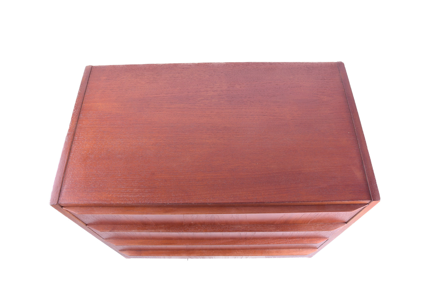 Komoda duńska mała zgrabna na nóżkach vintage 4 szuflady 71x63x36 cm