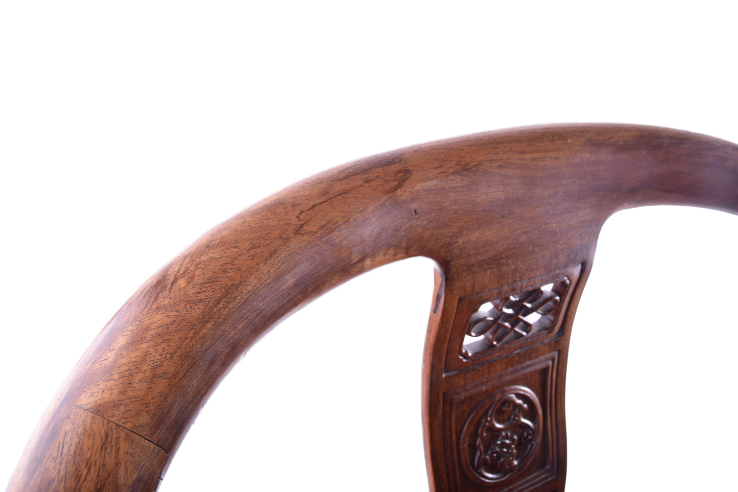 Fotel chiński typu „Podkowa” (Quanyi / Low Chair) I poł/XXw 75x70x60cm