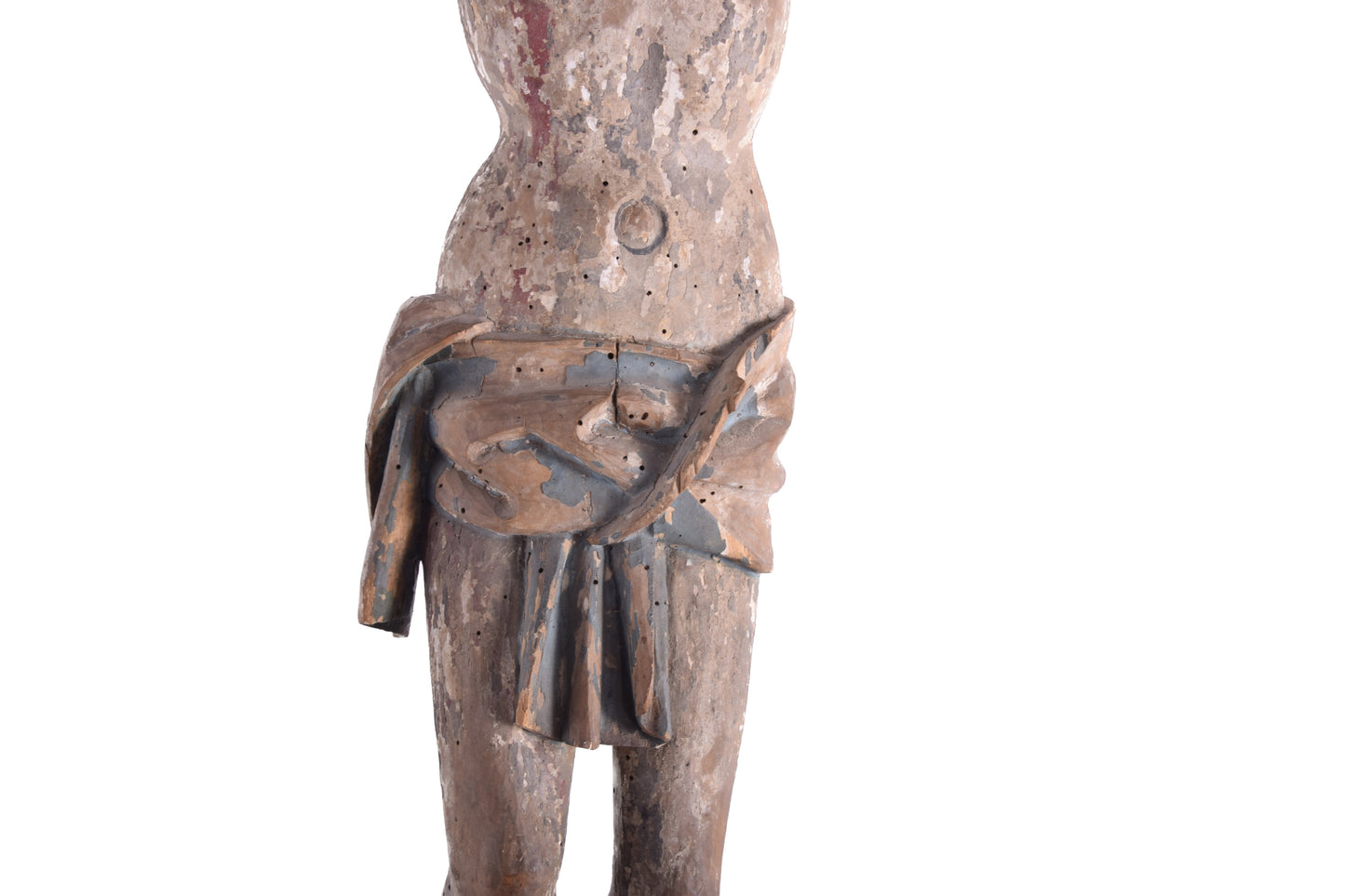 Chrystus Ukrzyżowany (Corpus Christi) Drewno XVI/XVII wiek 70 cm