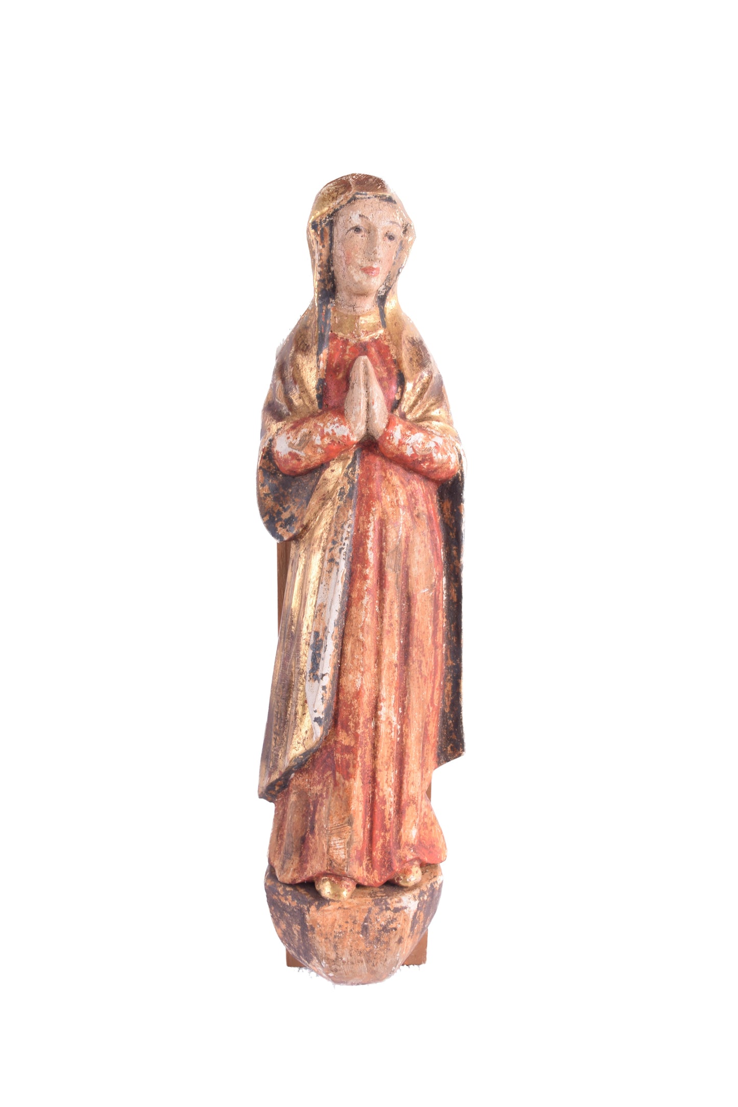 Duży Krucyfiks krzyż z figurą Chrystusa i postacią Marii 89x42 cm
