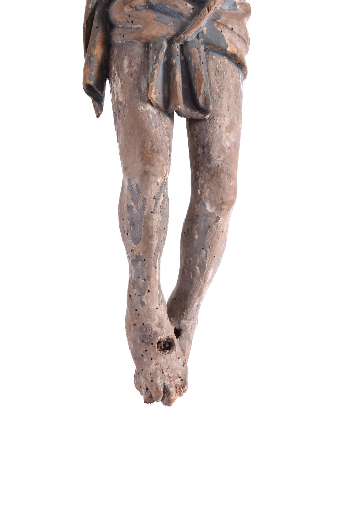 Chrystus Ukrzyżowany (Corpus Christi) Drewno XVI/XVII wiek 70 cm