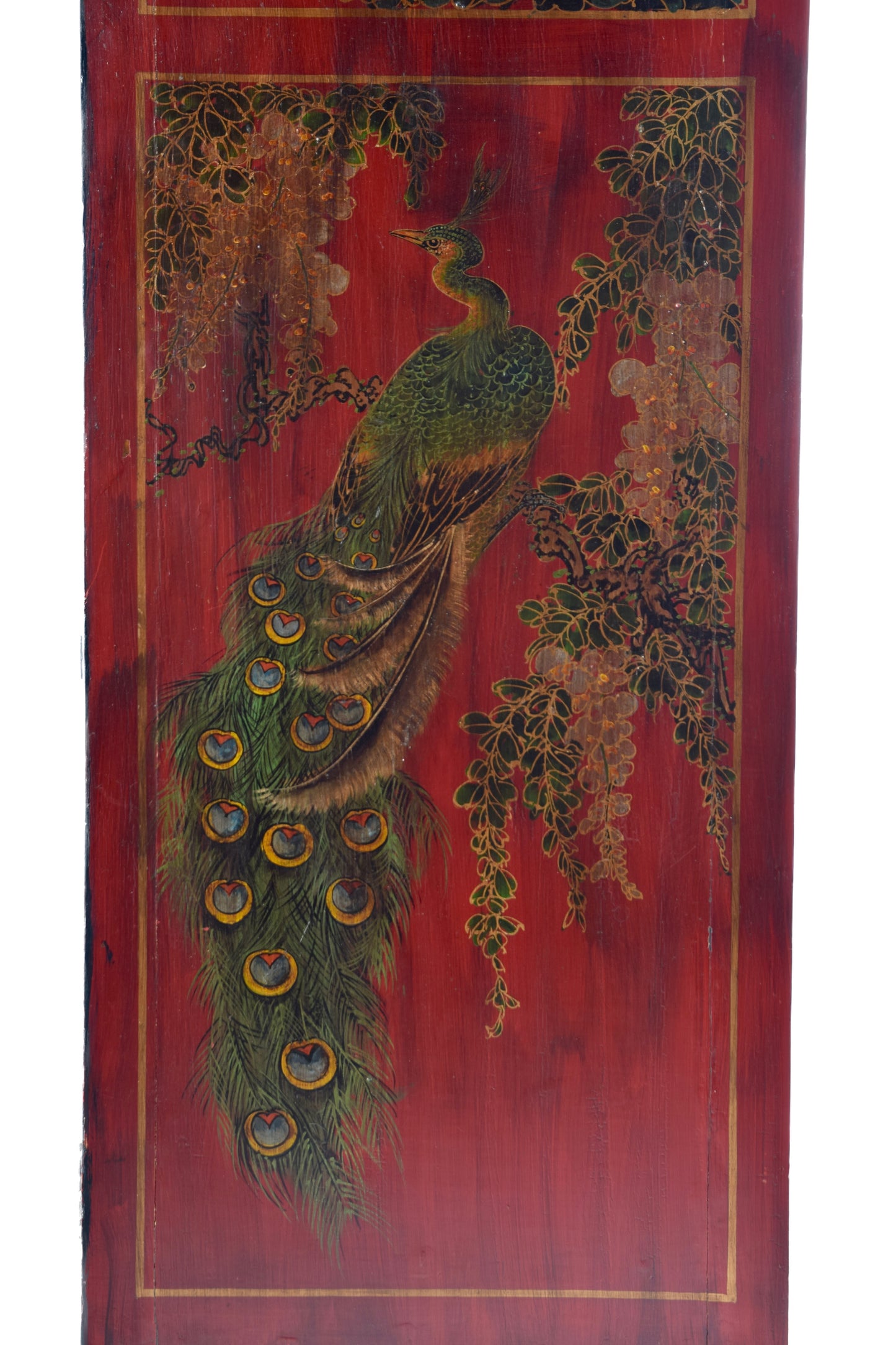 Sztuka Chin ręcznie malowana szafka, kredensik bogato zdobiona 175x65x50 cm