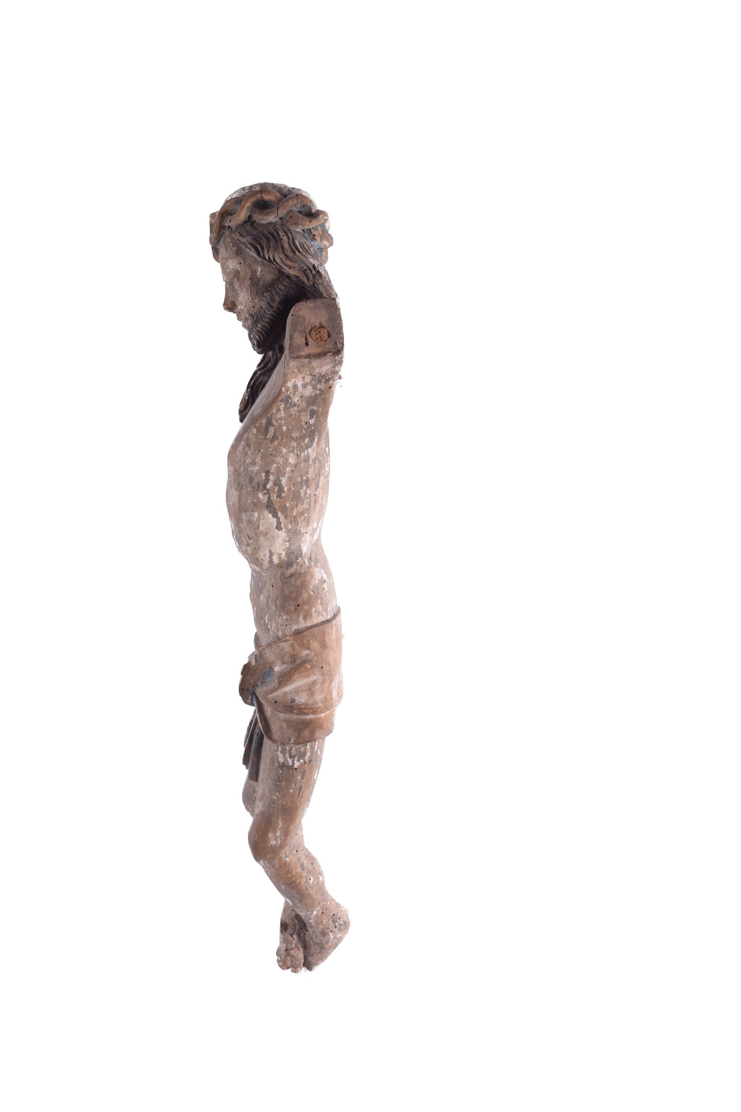 Chrystus Ukrzyżowany (Corpus Christi) Drewno XVI/XVII wiek 70 cm