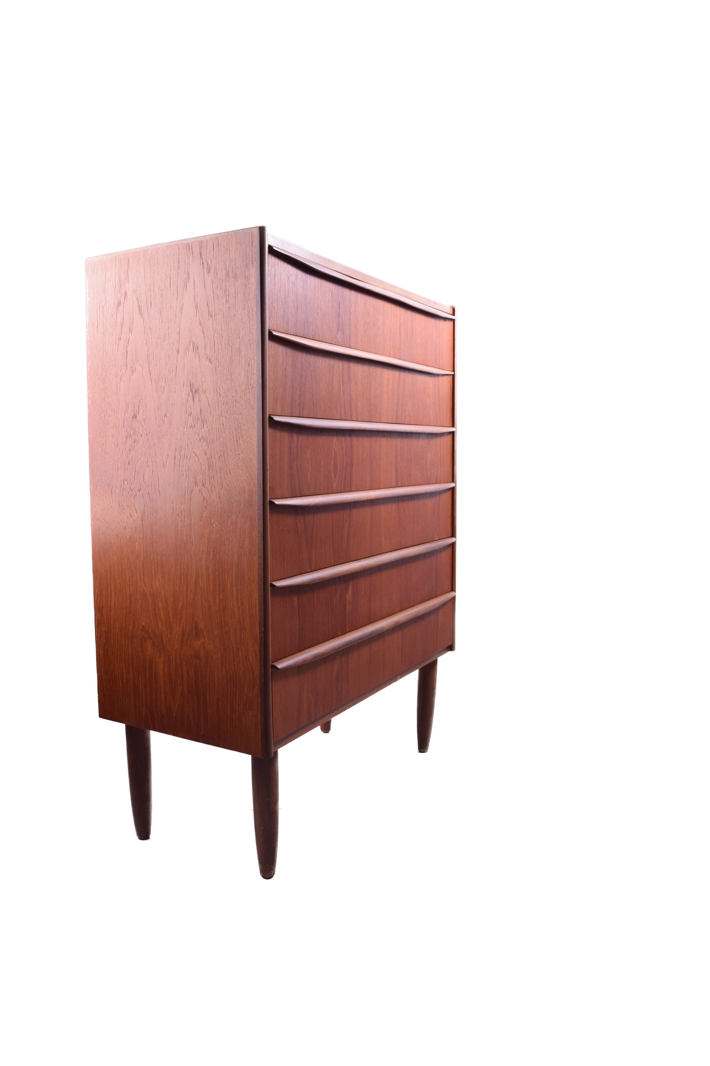 Duńska komoda teak – Danish Modern – lata 60 – 6 szuflad 109x79x39cm