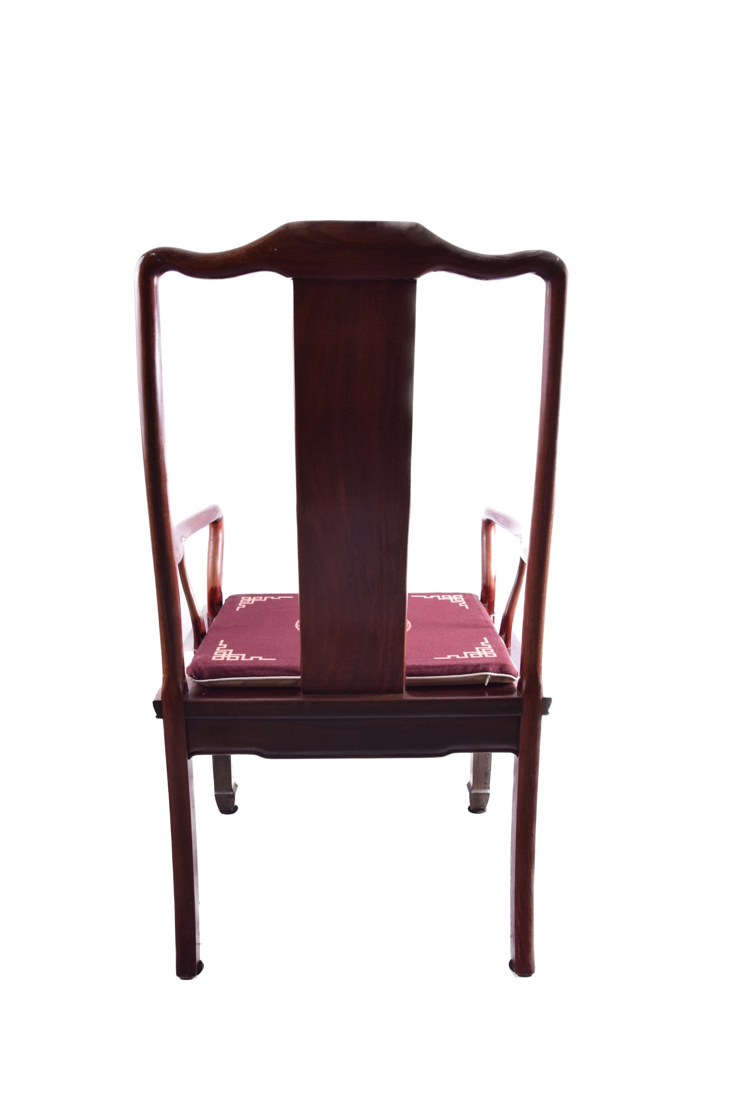 Para krzeseł chińskich ze znakiem Shou lite drewno orientalne 98x56x50x42cm