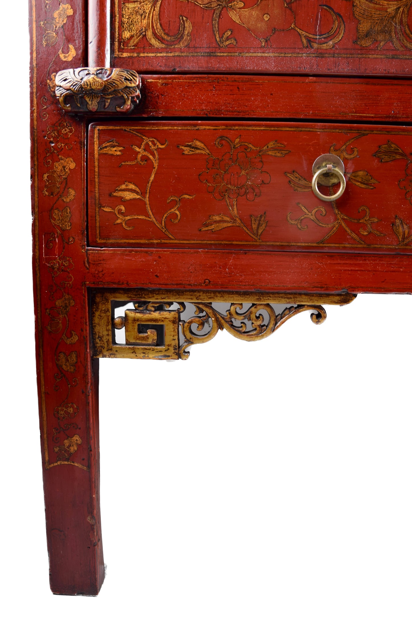 Chińska Szafa Ślubna1850 r Dynastia Qing CERTYFIKAT Shanxi 171x105x61 cm