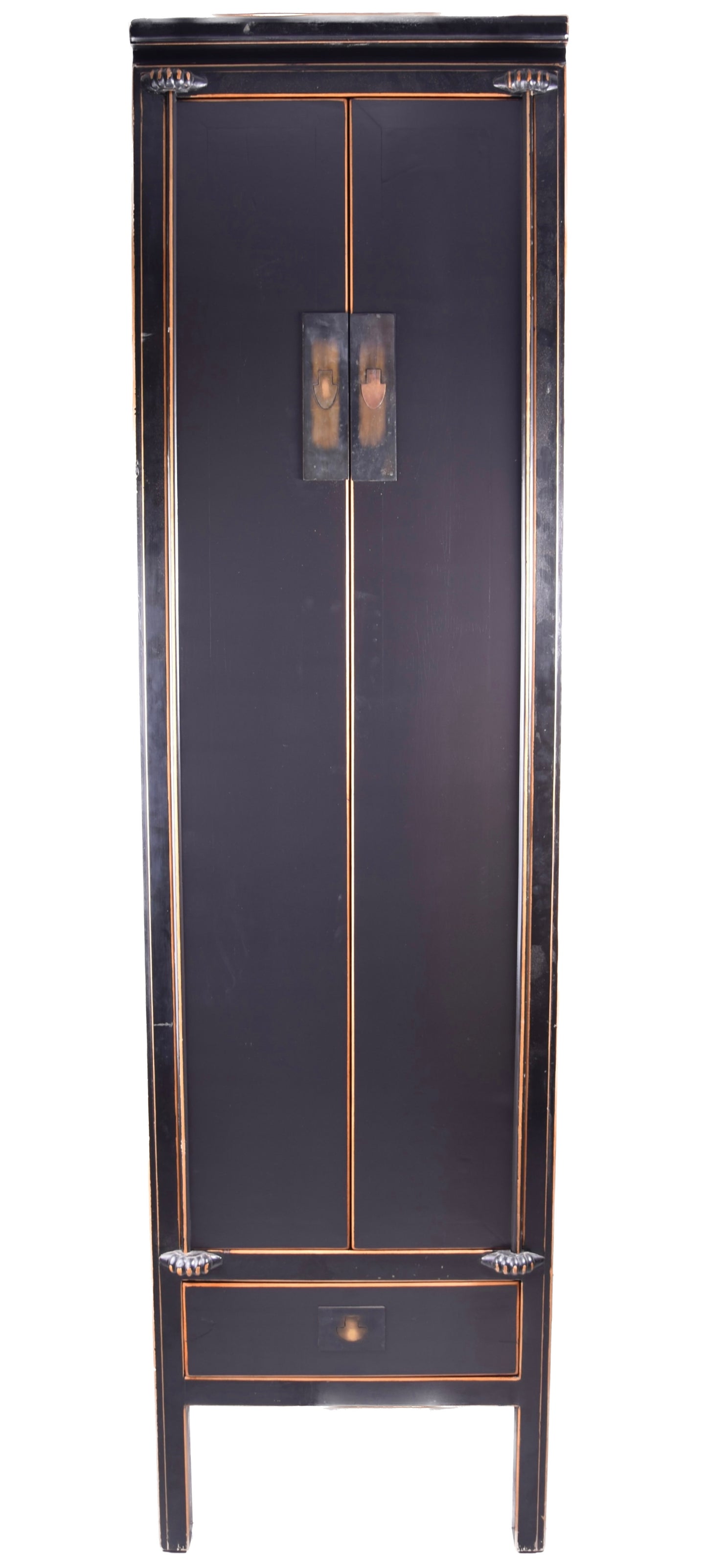 Unikatowa Chińska Szafa Smukła Kolonialna 230 cm! Vintage II poł. XX w.