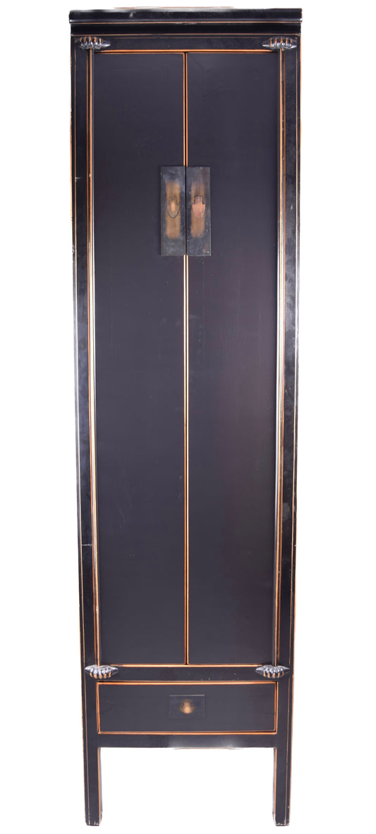 Unikatowa Chińska Szafa Smukła Kolonialna 230 cm! Vintage II poł. XX w.