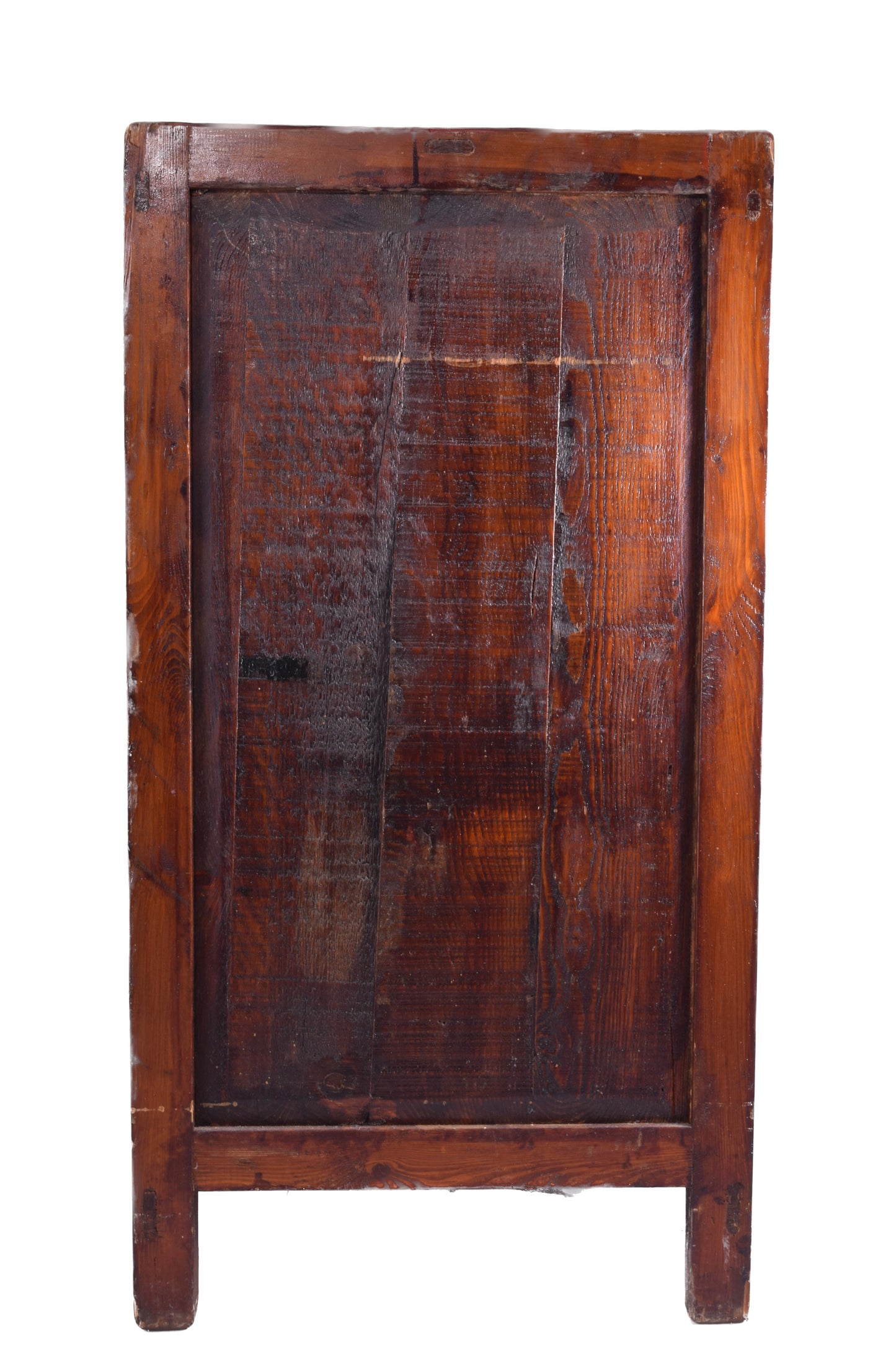 Para chińskich szafek malowana z końmi dynastia Qing (ok. 1880–1910) 95 cm