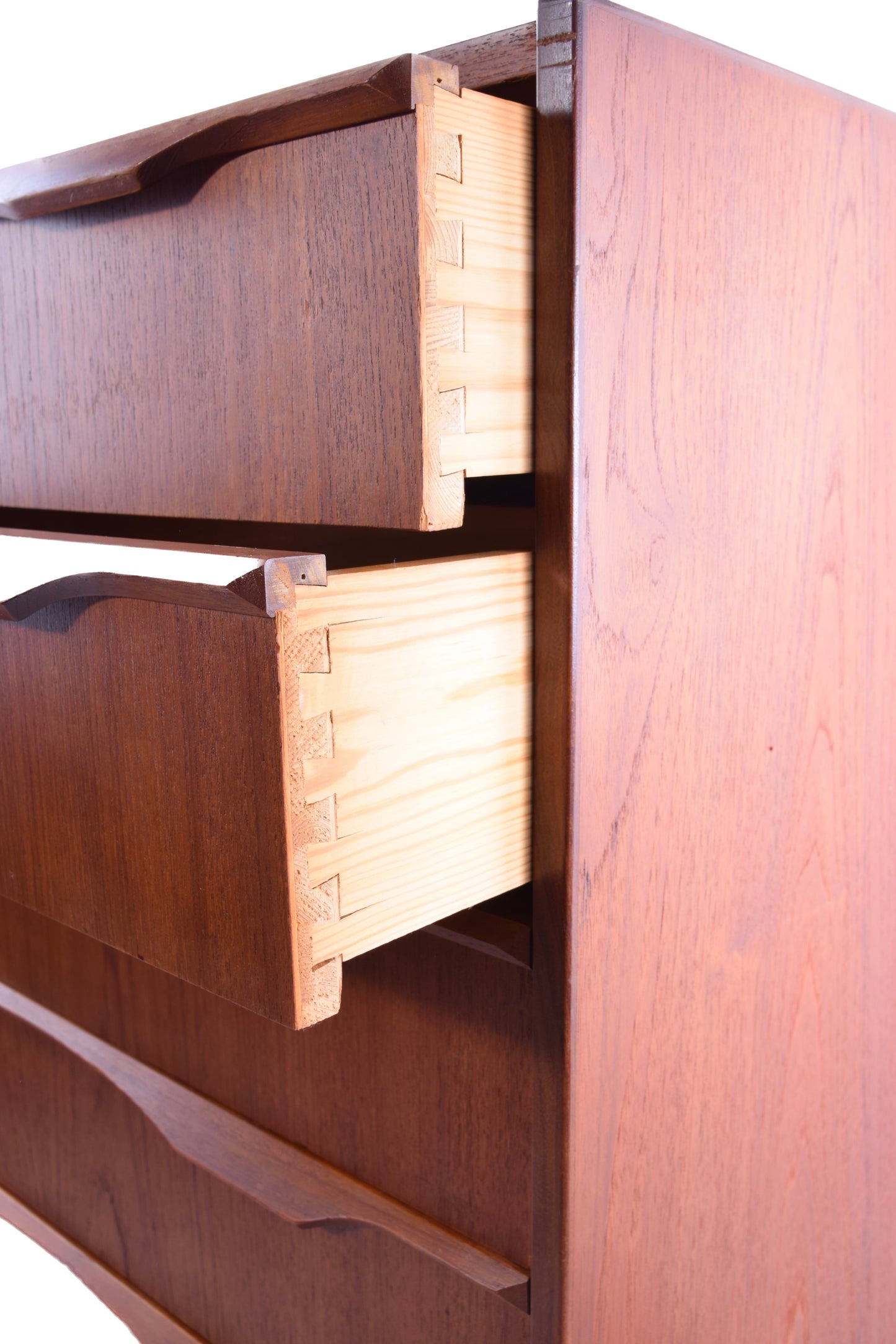 Duńska komoda teak – Danish Modern – lata 60 – 6 szuflad 106x80x46cm