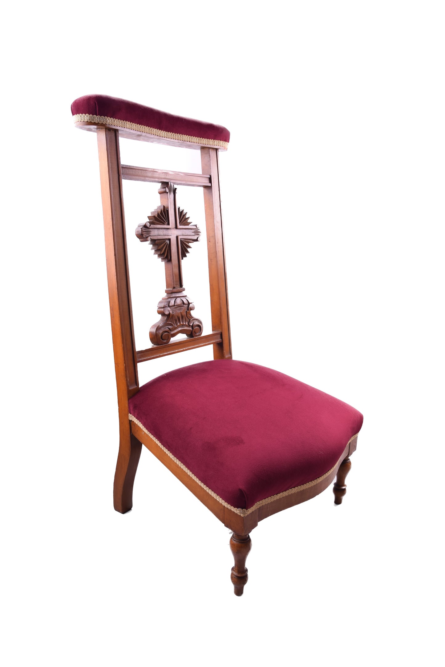 Klęcznik XIX w późny biedermeier wczesny historyzm ok.1845-65 92x45x42cm