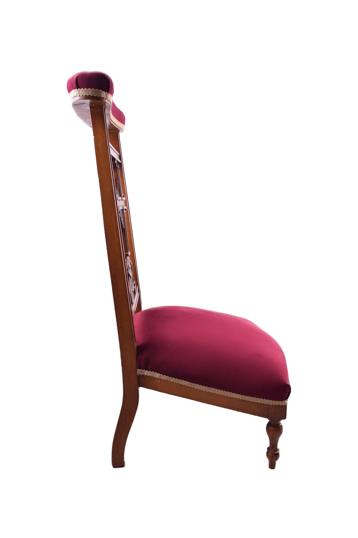 Klęcznik XIX w późny biedermeier wczesny historyzm ok.1845-65 92x45x42cm