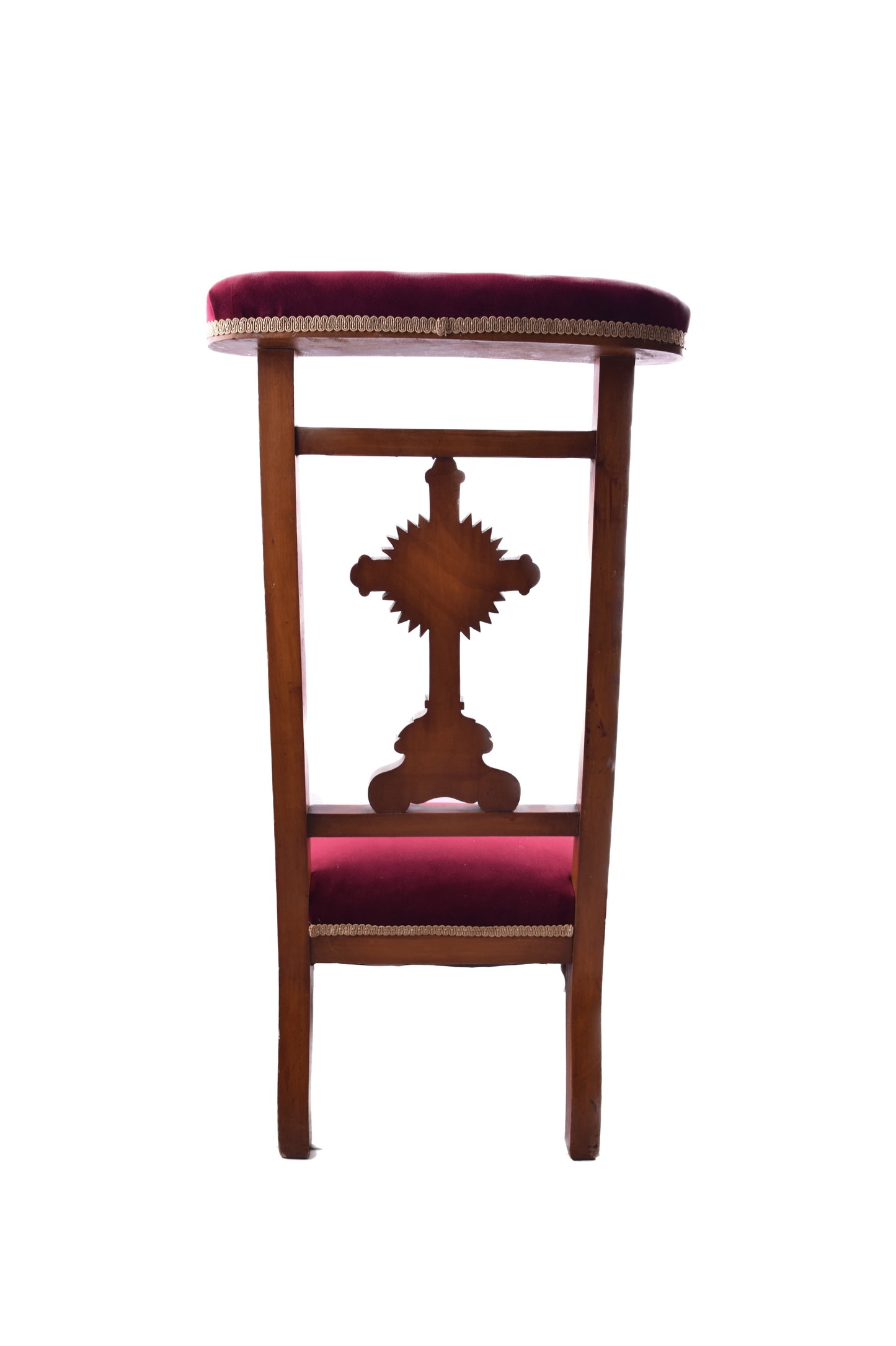 Klęcznik XIX w późny biedermeier wczesny historyzm ok.1845-65 92x45x42cm